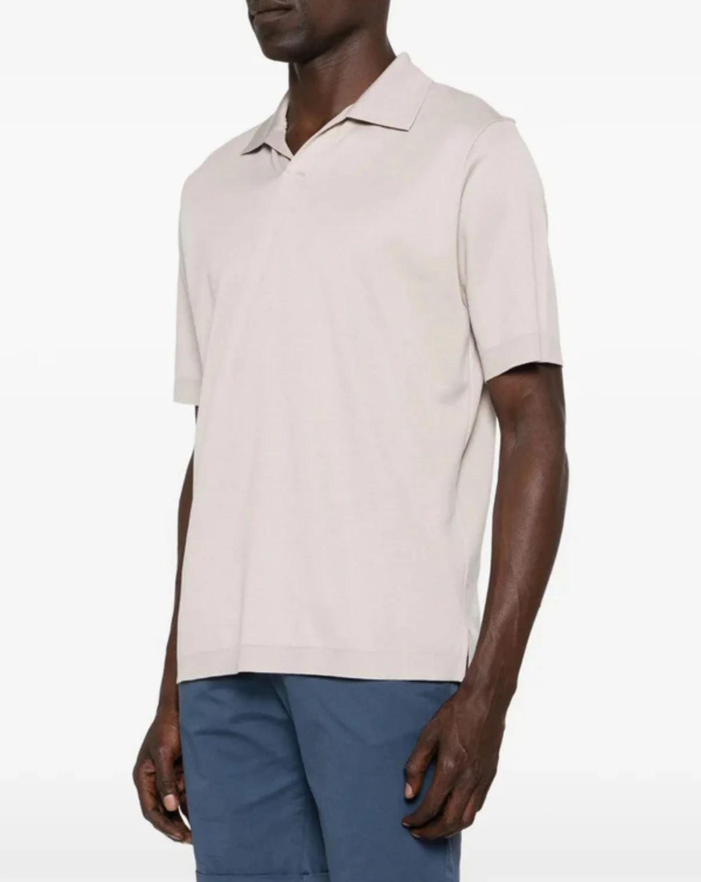 Polo Herno Men's knitted Polo shirt - Image 3