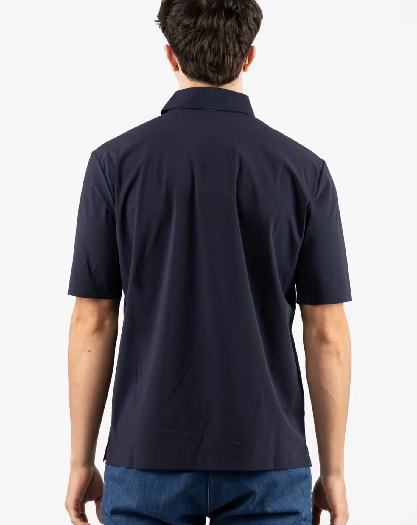 Polo Herno Mens Knitted polo shirt - Image 4