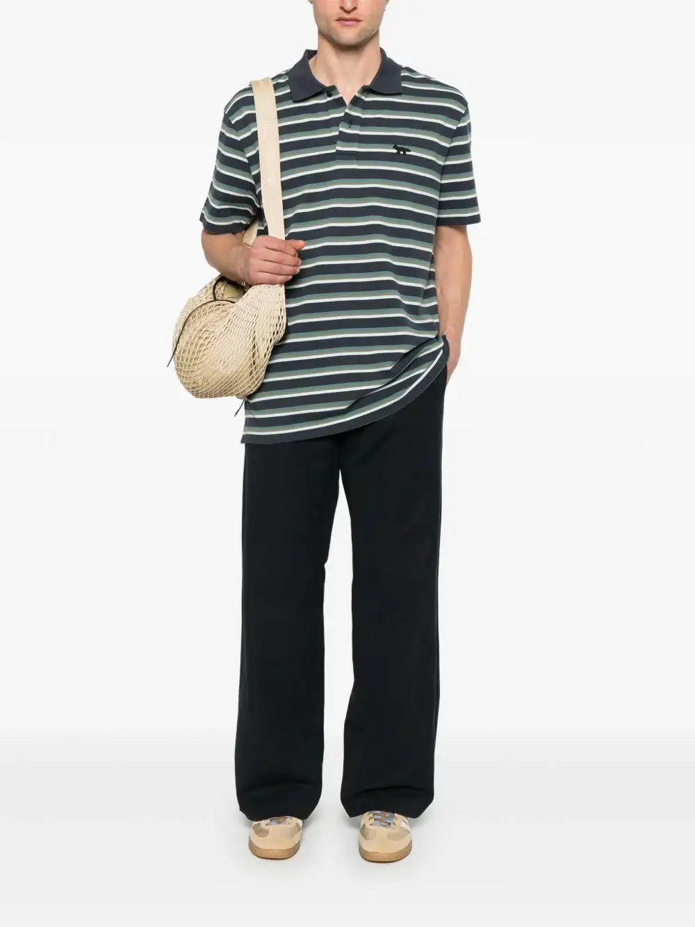 Polo Maison Kitsuné Profile Fox Patch - Image 3