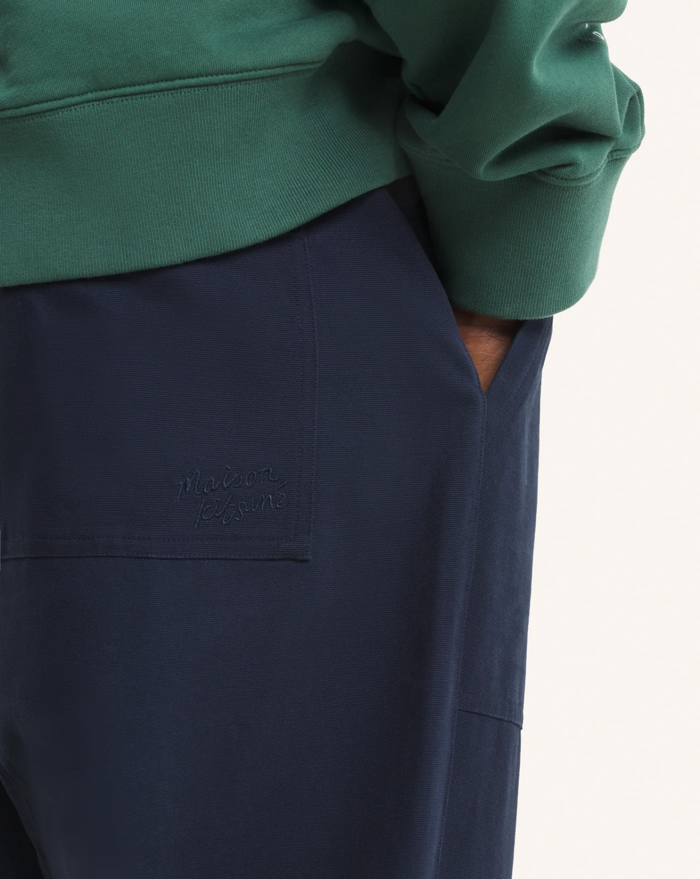 Pantalon Maison Kitsune Workwear Pants - Image 6