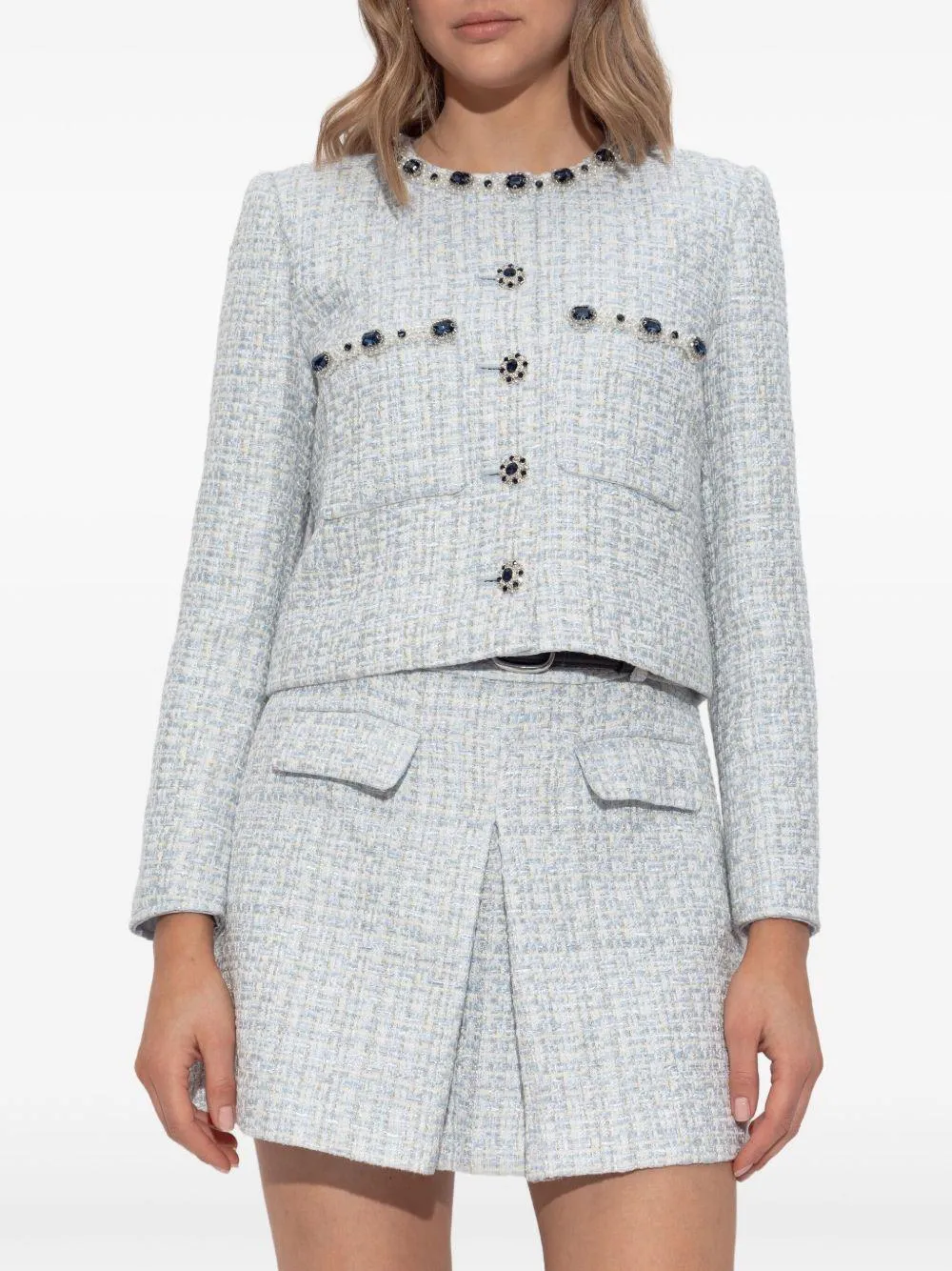 Chaqueta Self Portrait Boucle - Image 8