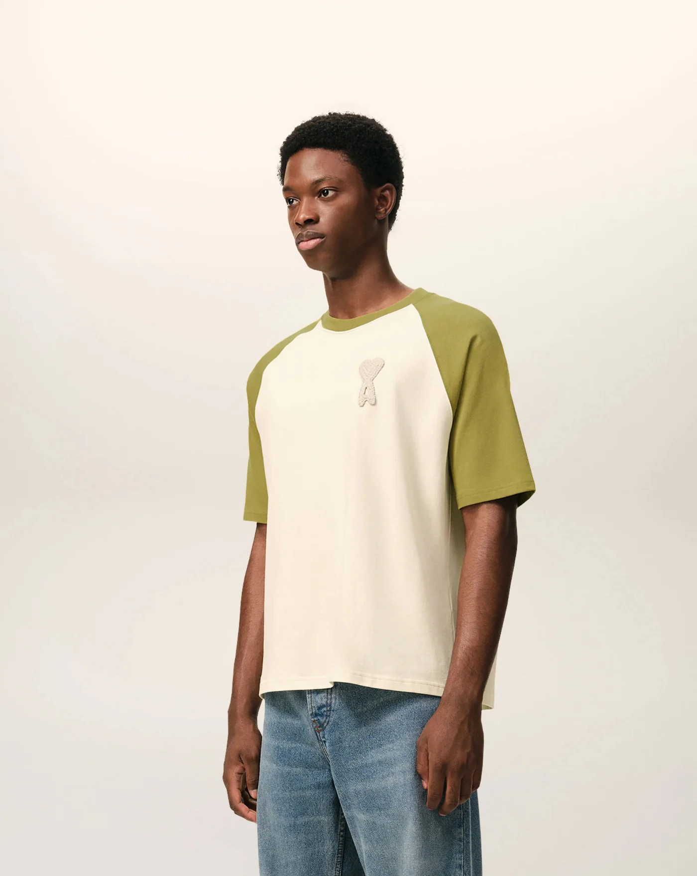 Camiseta Ami Paris Bicolor - Image 3