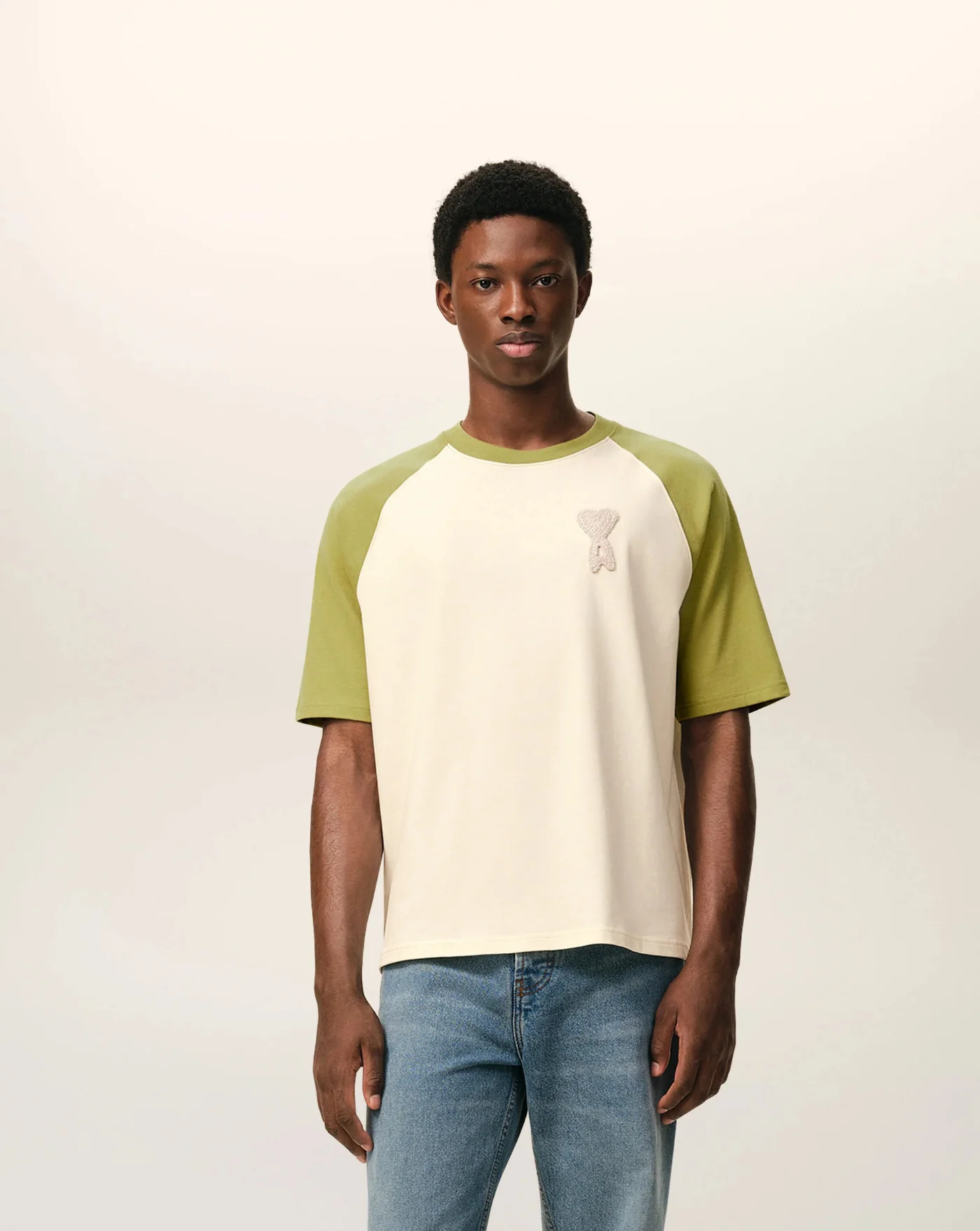 Camiseta Ami Paris Bicolor - Image 5