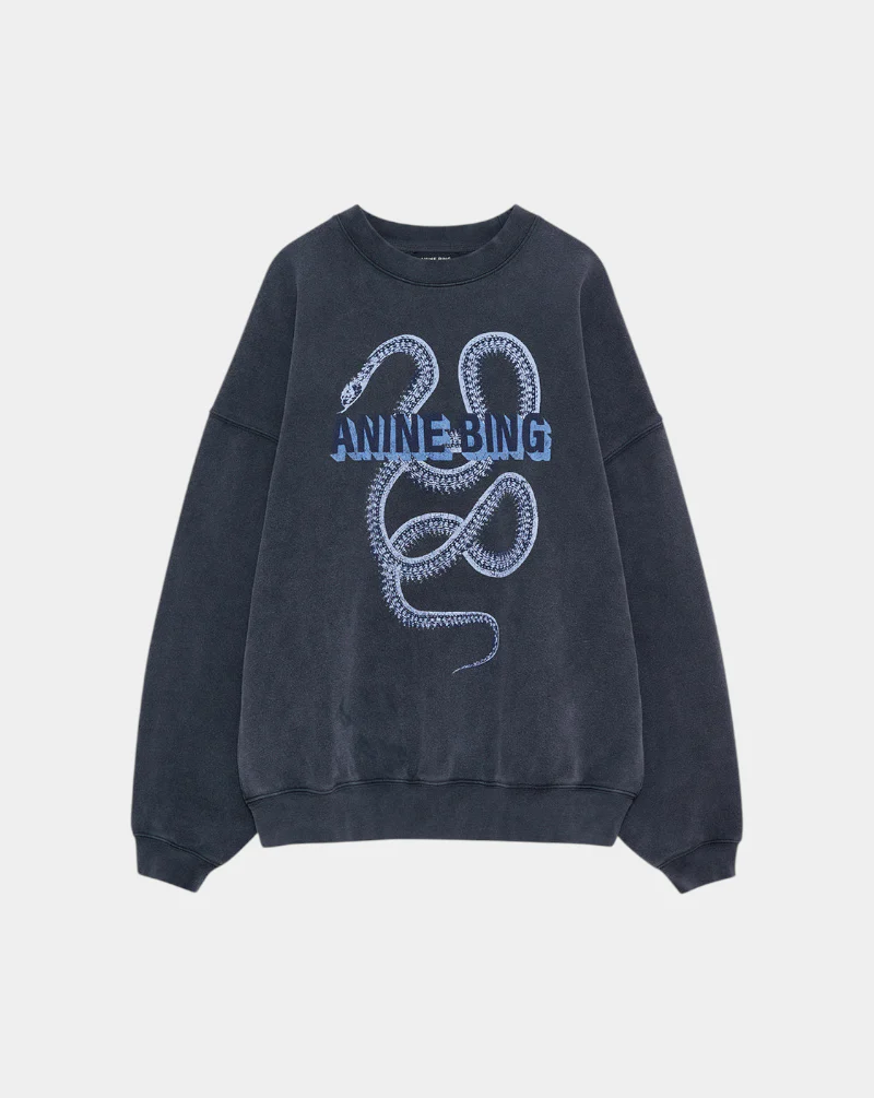 Sudadera Anine Bing Harvey Crew Snake