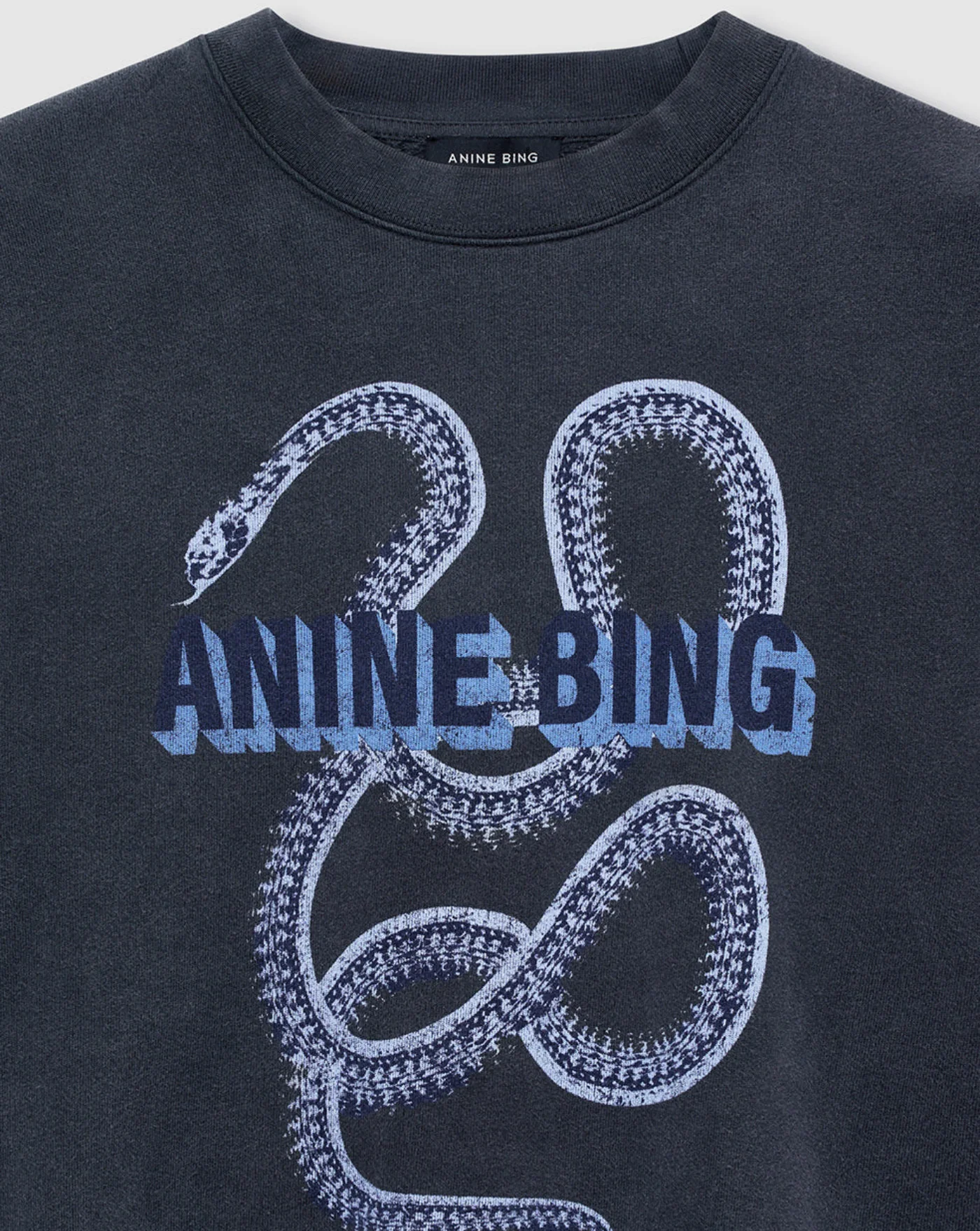Sudadera Anine Bing Harvey Crew Snake - Image 3