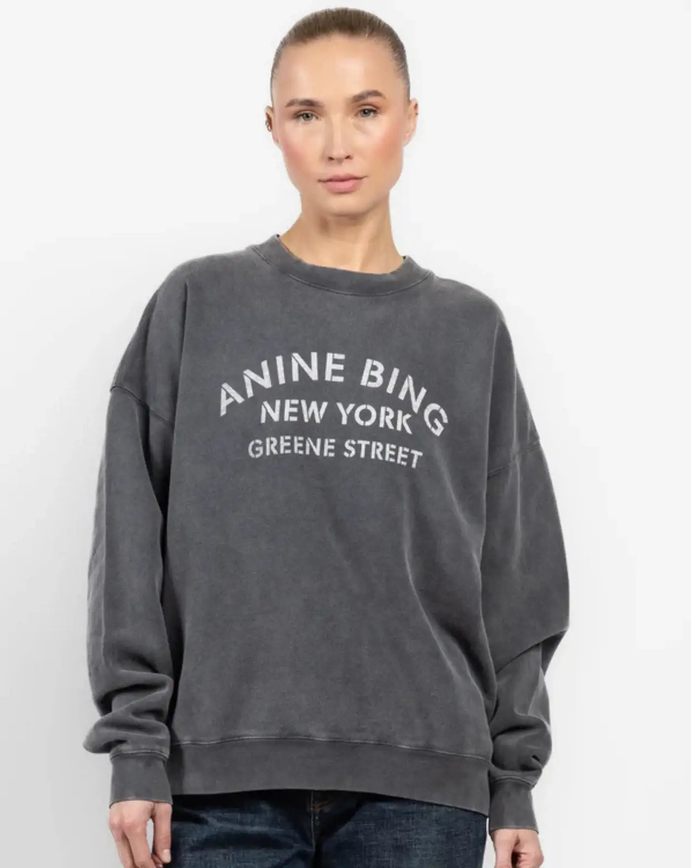 Sudadera Anine Bing Miles Sweatshirt Ny - Image 2
