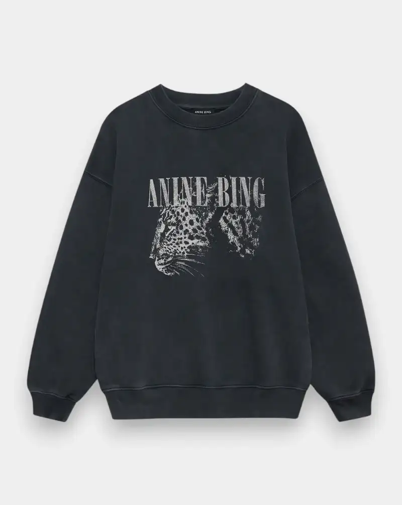 Sudadera Anine Bing Spencer Leopard
