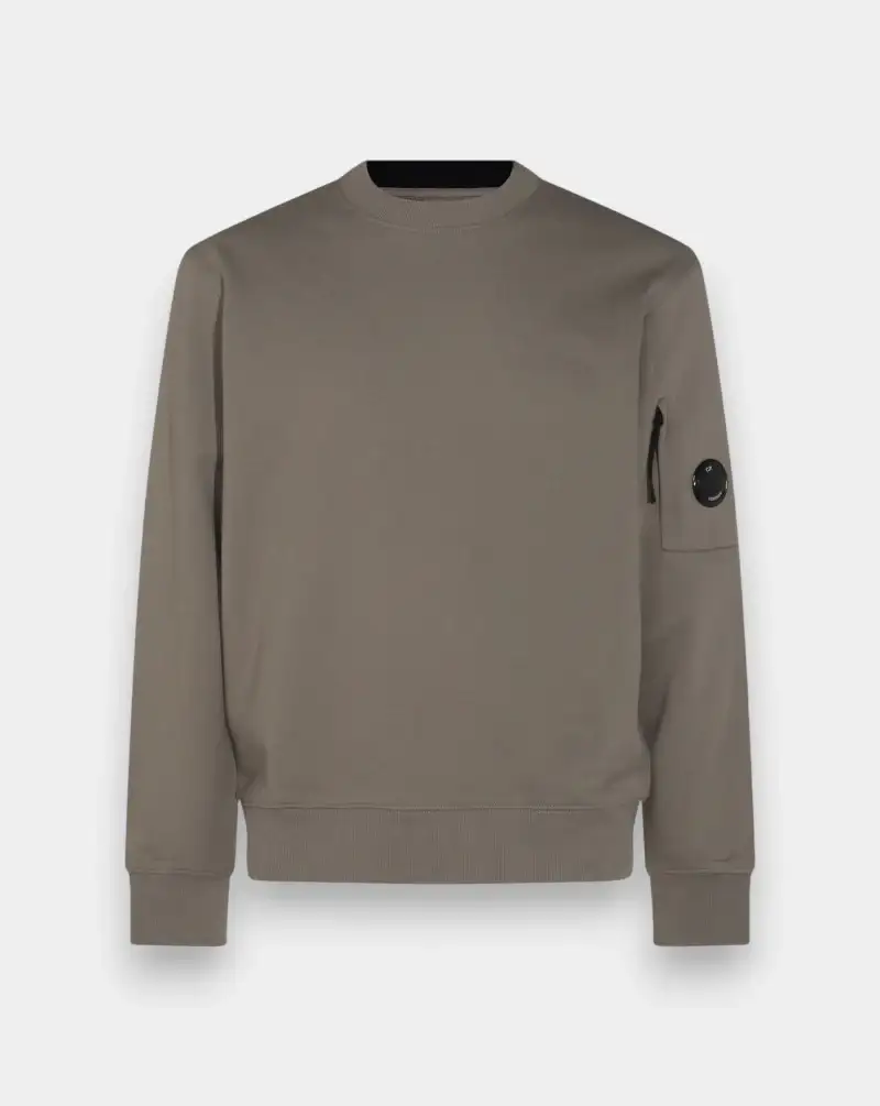 Sudadera C.P. Company Crewneck in Diagonal Raised Fleece
