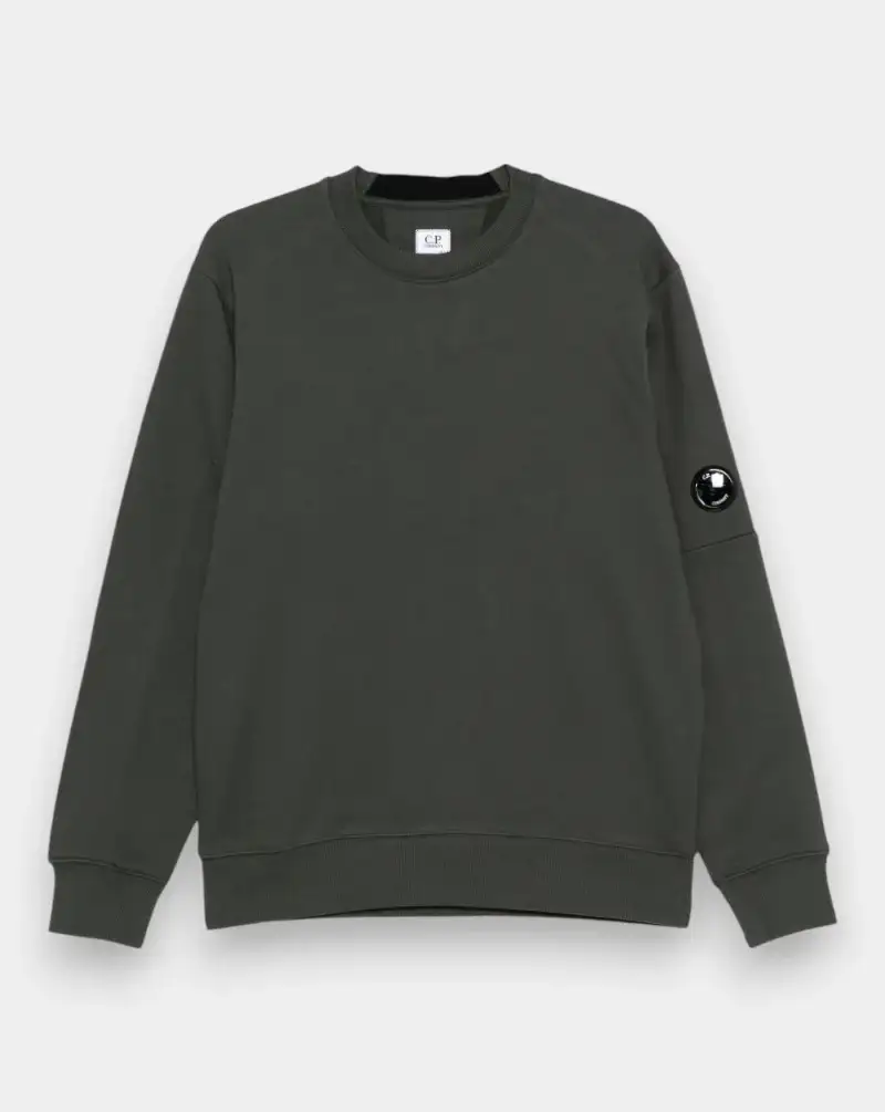Sudadera C.P. Company Crewneck in Diagonal Raised Fleece
