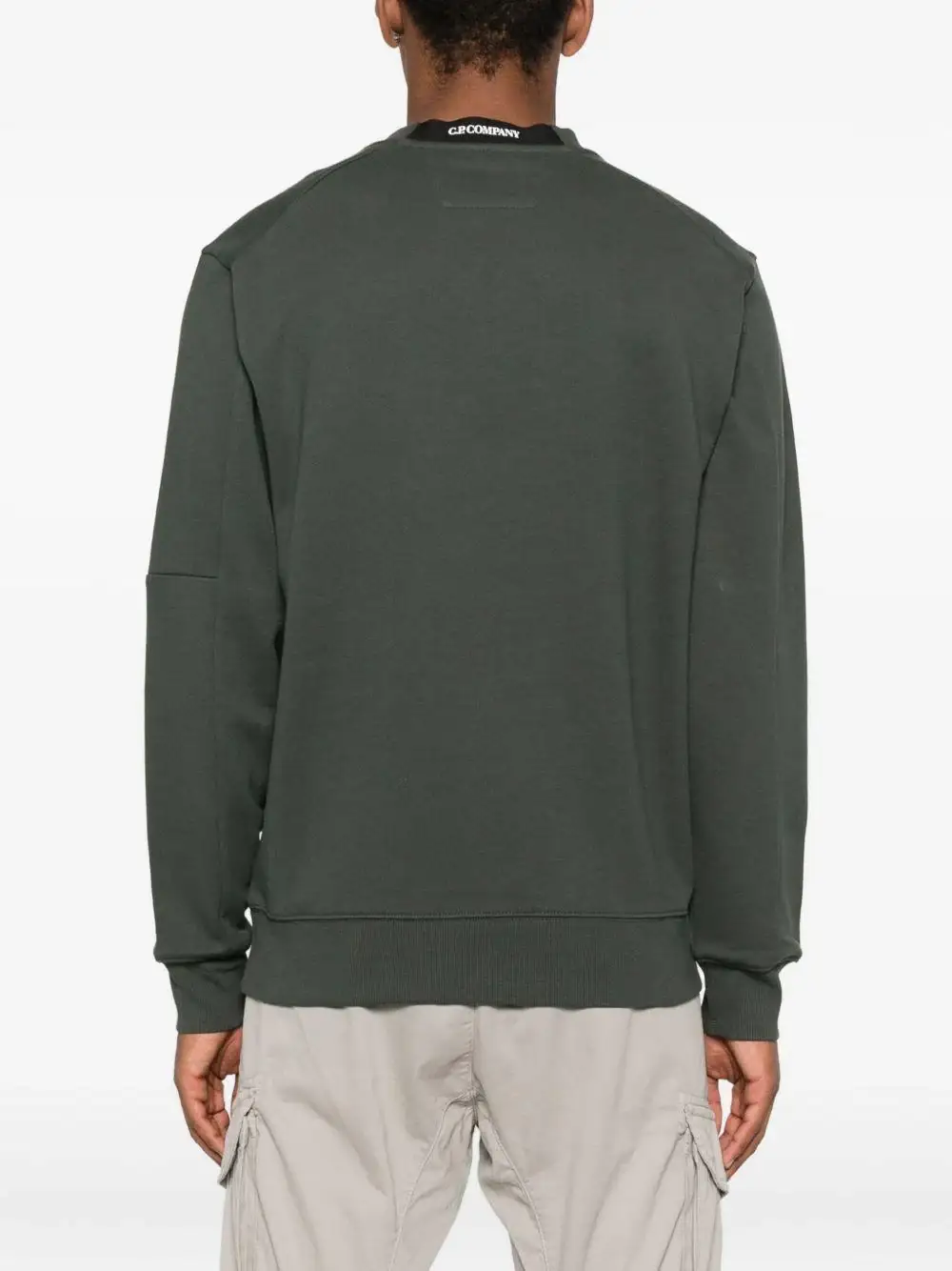 Sudadera C.P. Company Crewneck in Diagonal Raised Fleece - Image 3