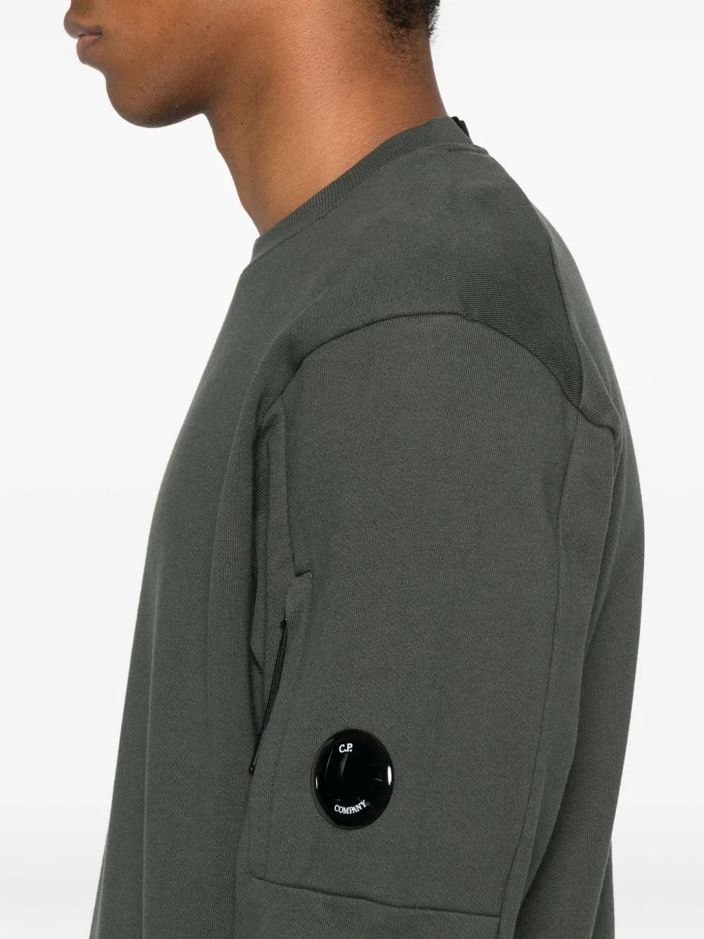 Sudadera C.P. Company Crewneck in Diagonal Raised Fleece - Image 5