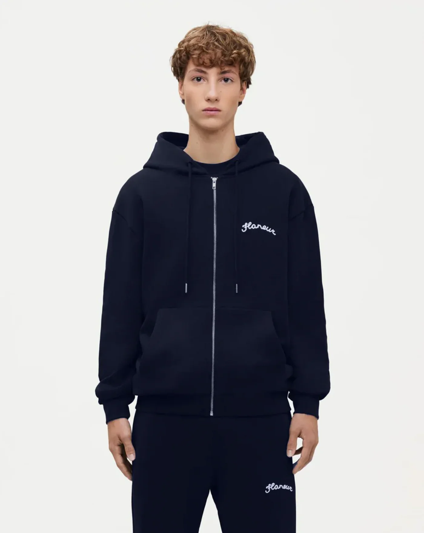 Sudadera Flaneur Signature Zip-Up Hoodie - Image 2