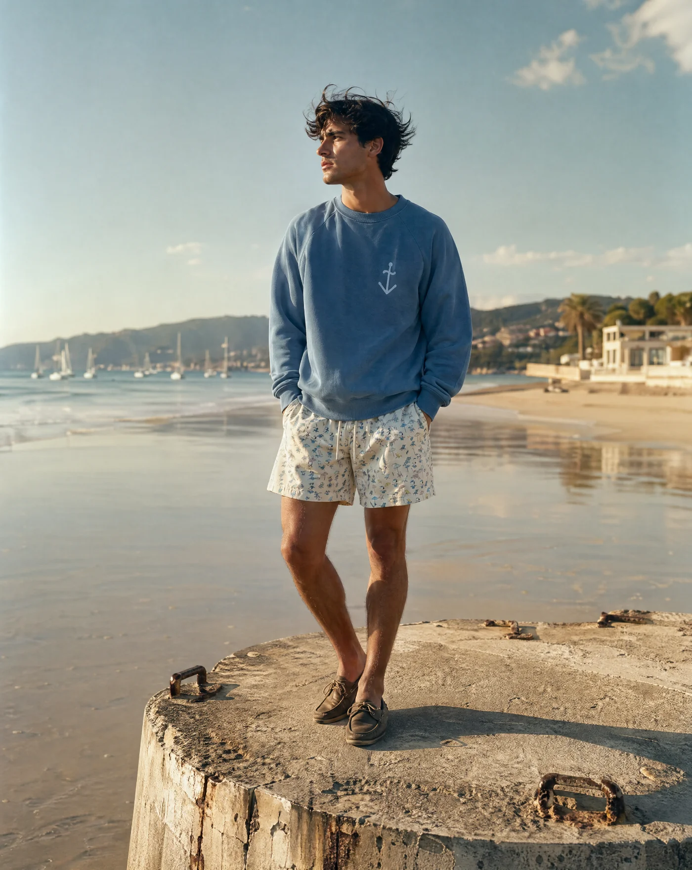 Sudadera La Paz Cunha Paz Indigo - Image 4