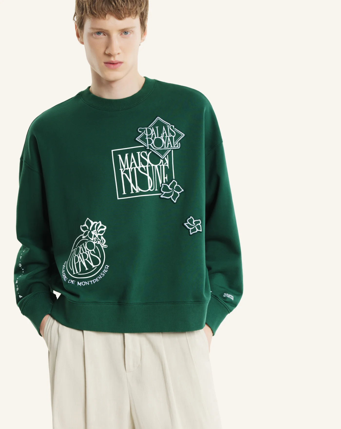 Sudadera Maison Kitsune Art Nouveau Stamps - Image 3