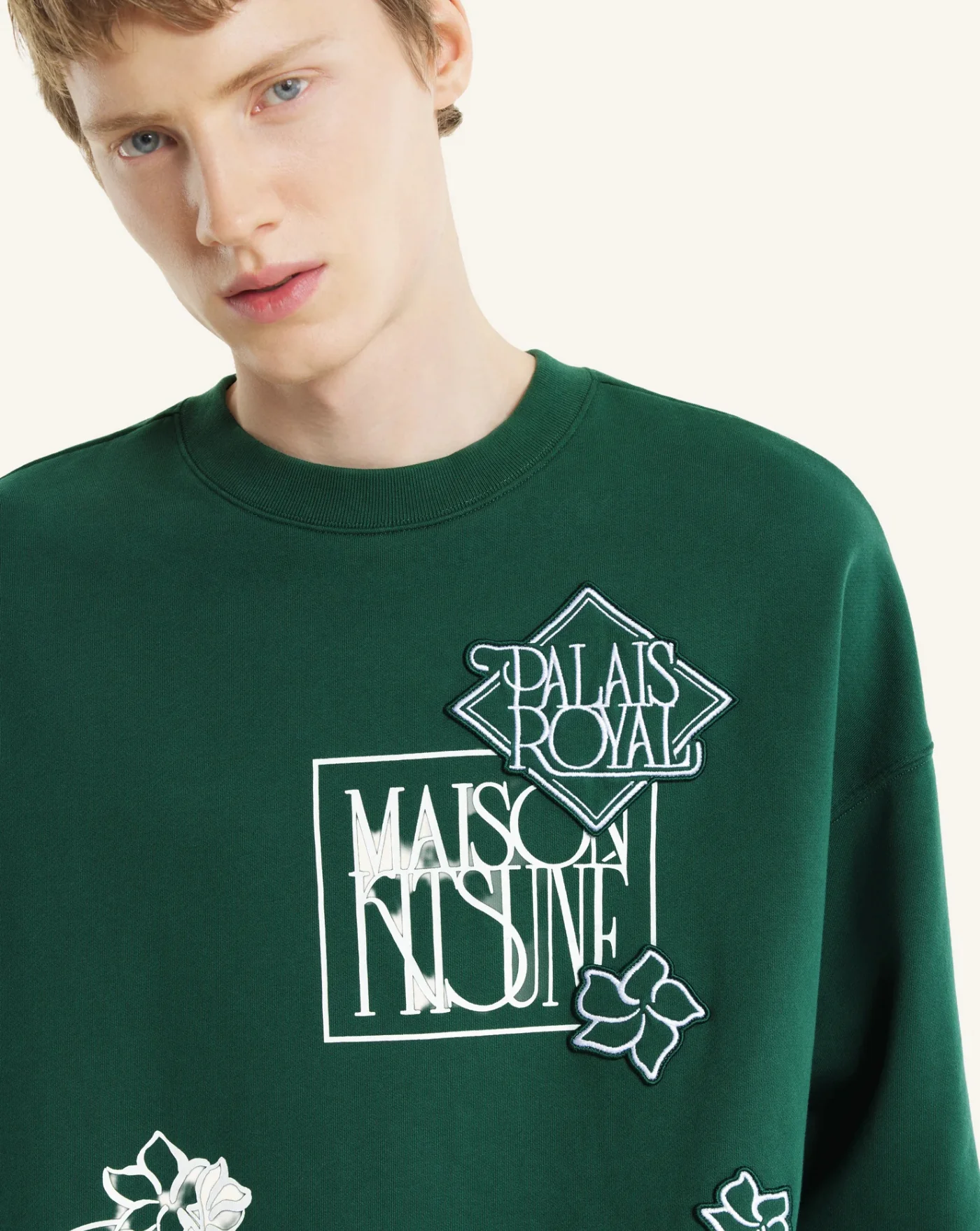 Sudadera Maison Kitsune Art Nouveau Stamps - Image 4