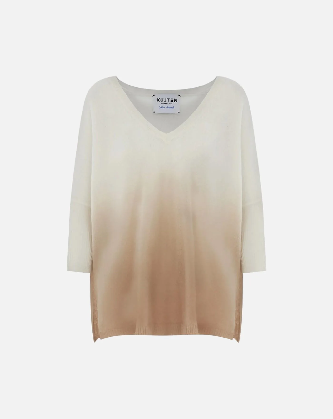 Sueter Kujten Pull Minie Dye Organic Blanc