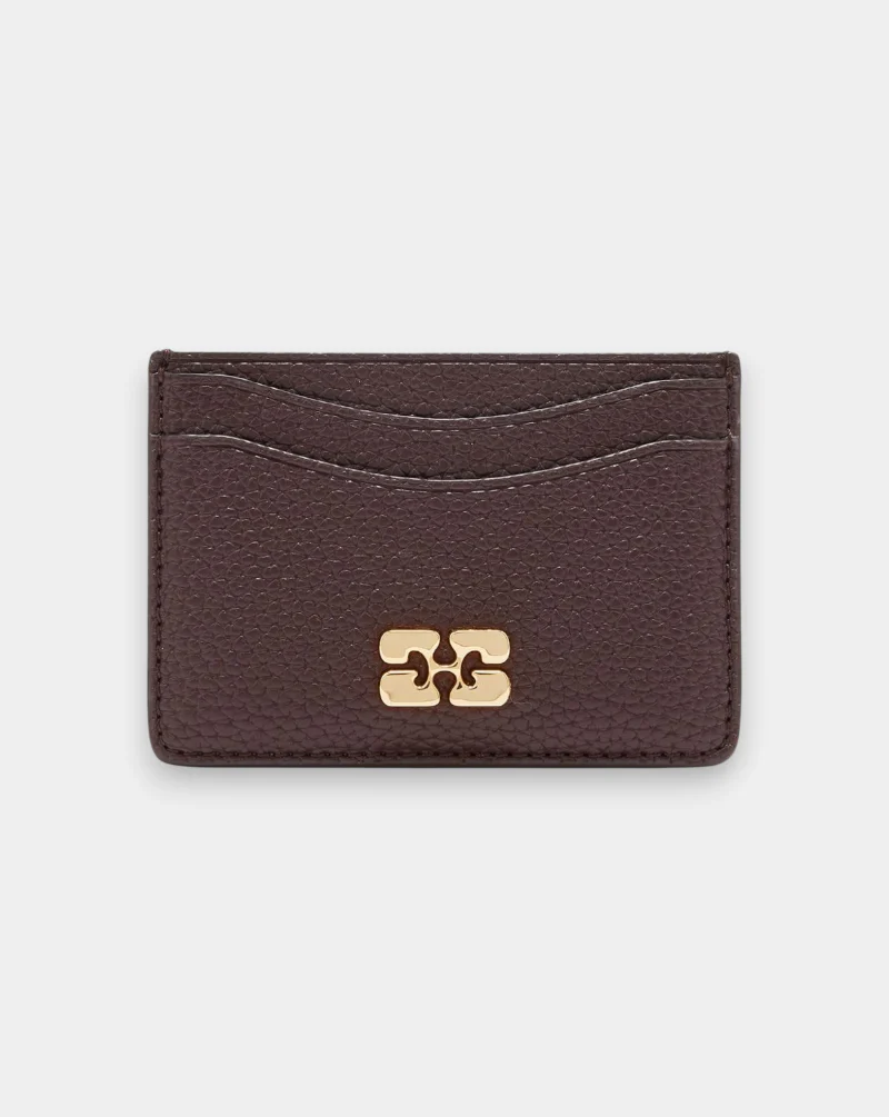Tarjetero Ganni Card Holder Grained