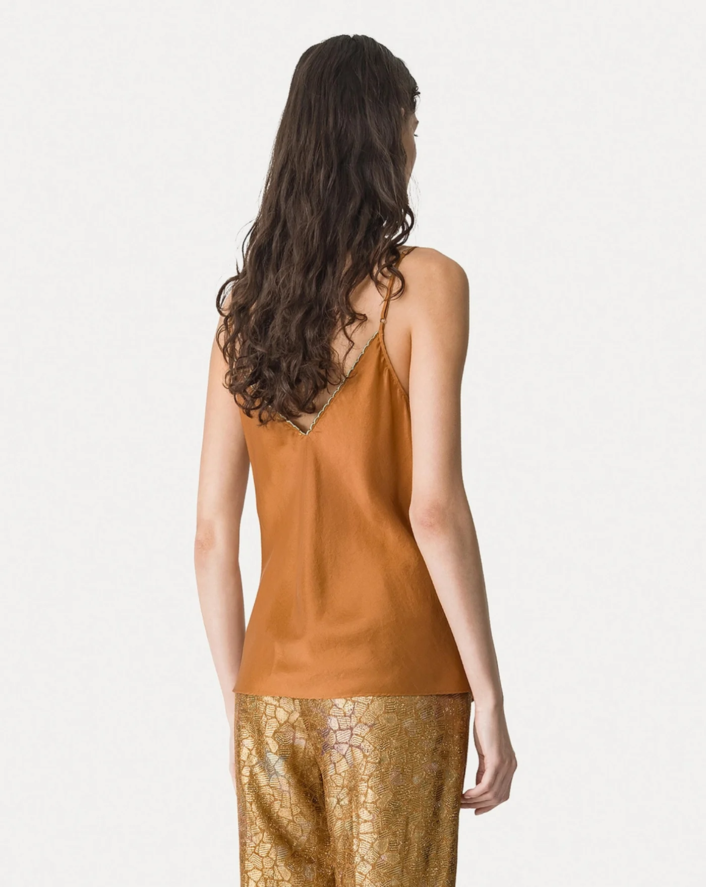 Top Forte Forte Habotai Silk Top With Embroidery - Image 3