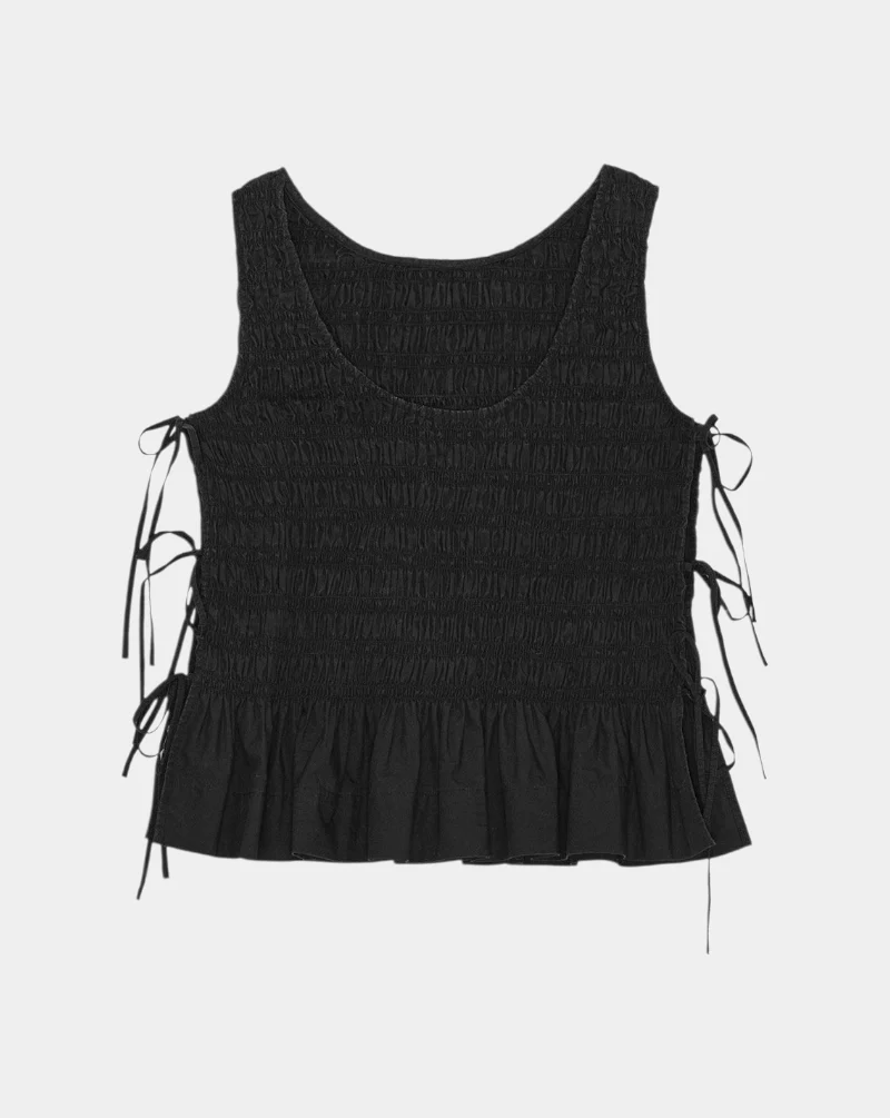 Top Ganni Cotton Poplin Smock - Image 2