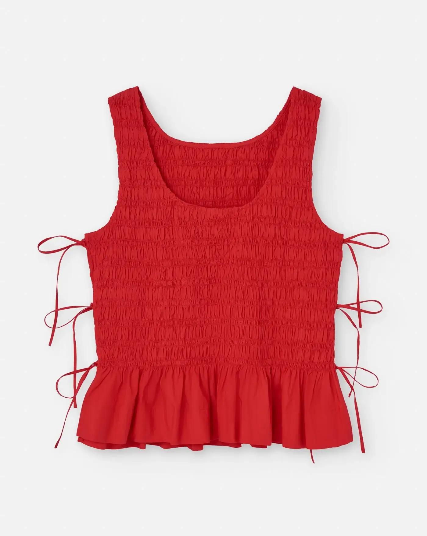Top Ganni Cotton Poplin Smock - Image 11