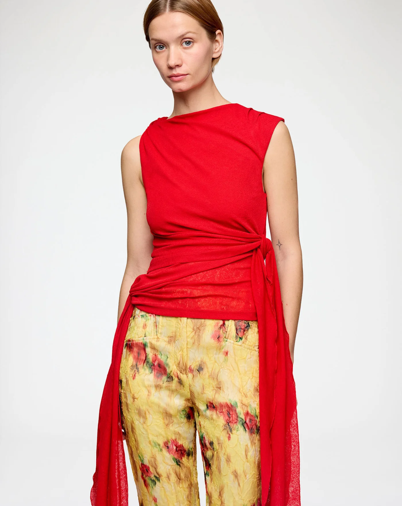 Top Ganni In Marl Mesh - Image 4