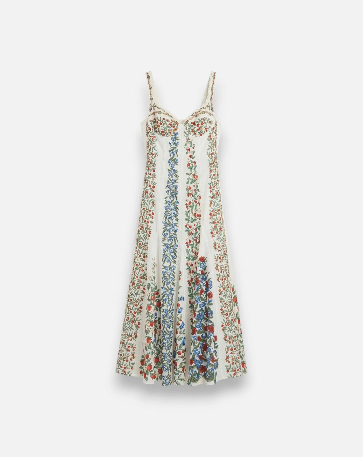 Vestido Farm Rio Fruit Beauty Off-White Maxi Dress