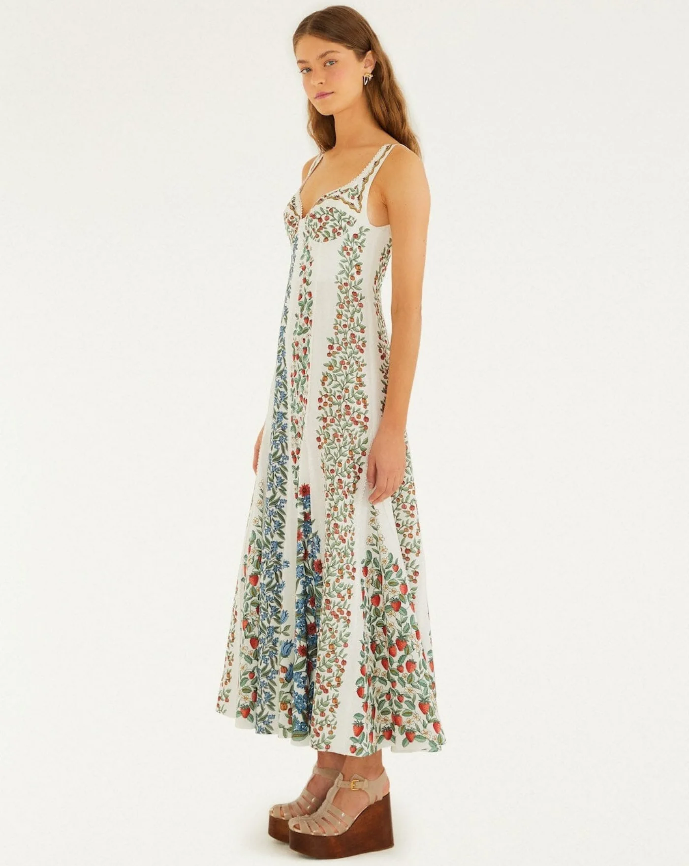 Vestido Farm Rio Fruit Beauty Off-White Maxi Dress - Image 4