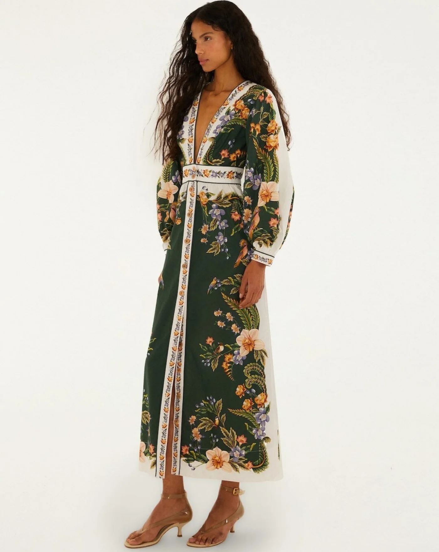 Vestido Farm Rio Nature Green Maxi Dress - Image 5