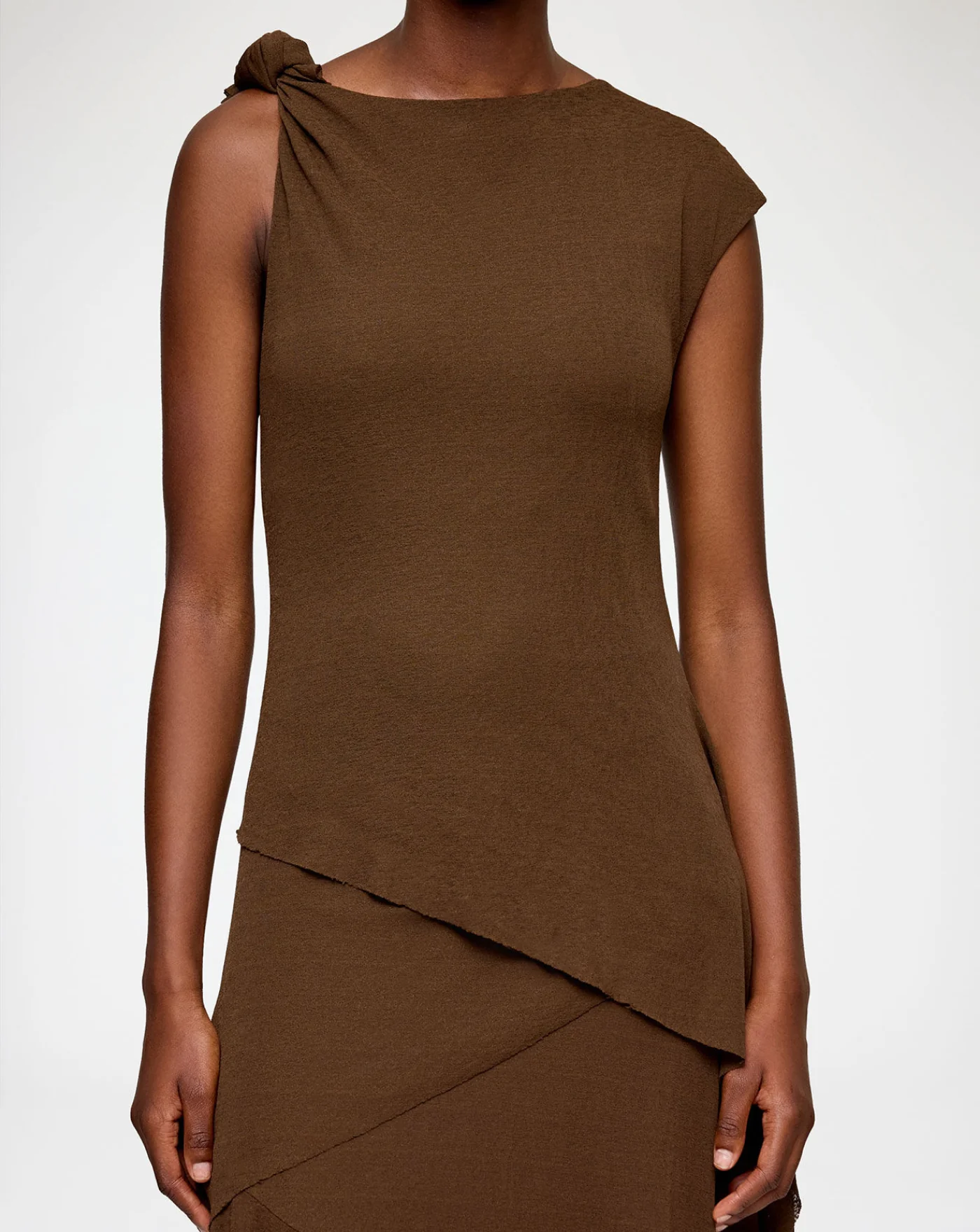 Vestido Ganni Long Dress in Marl Mesh - Image 2