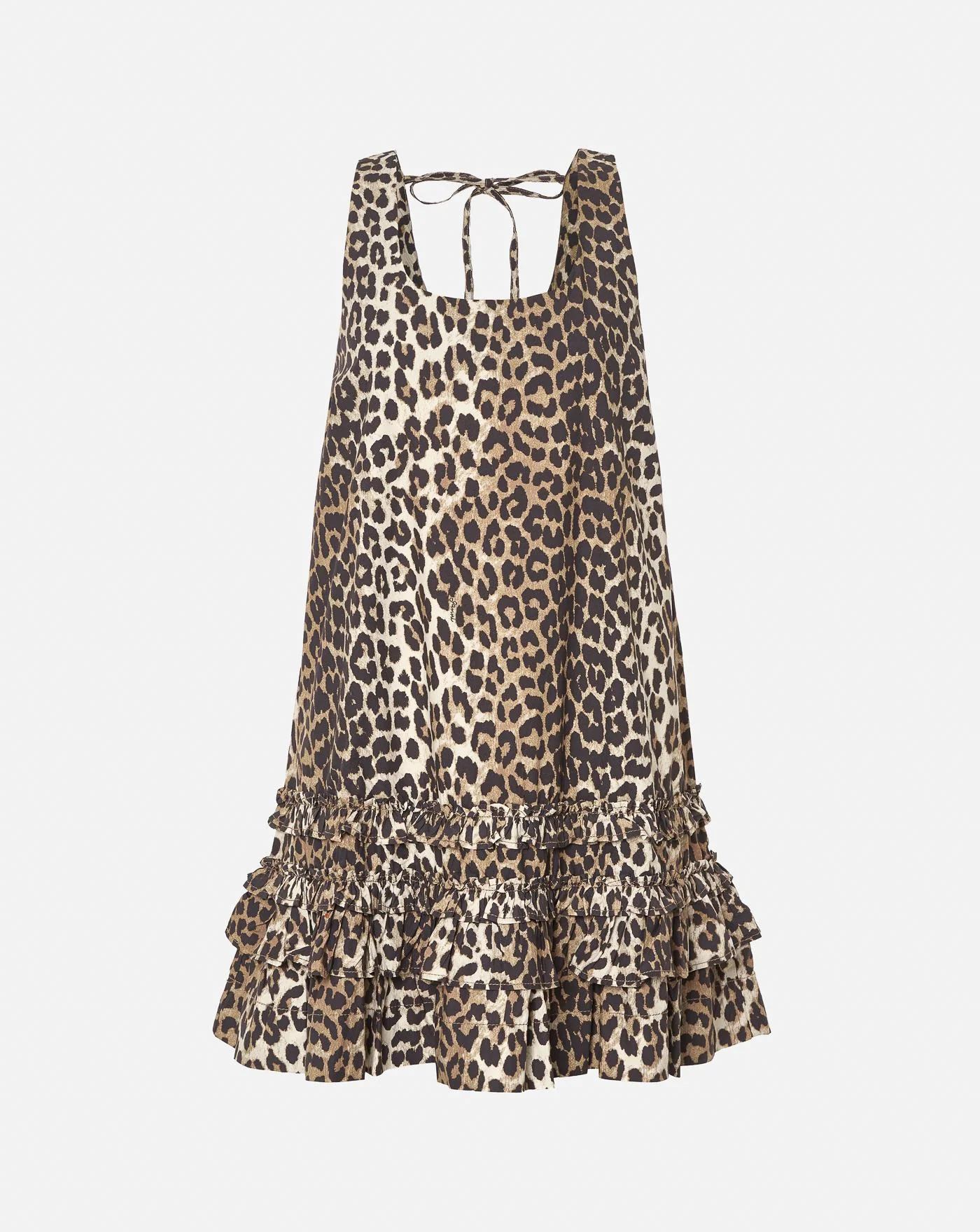 Vestido Ganni Printed Cotton