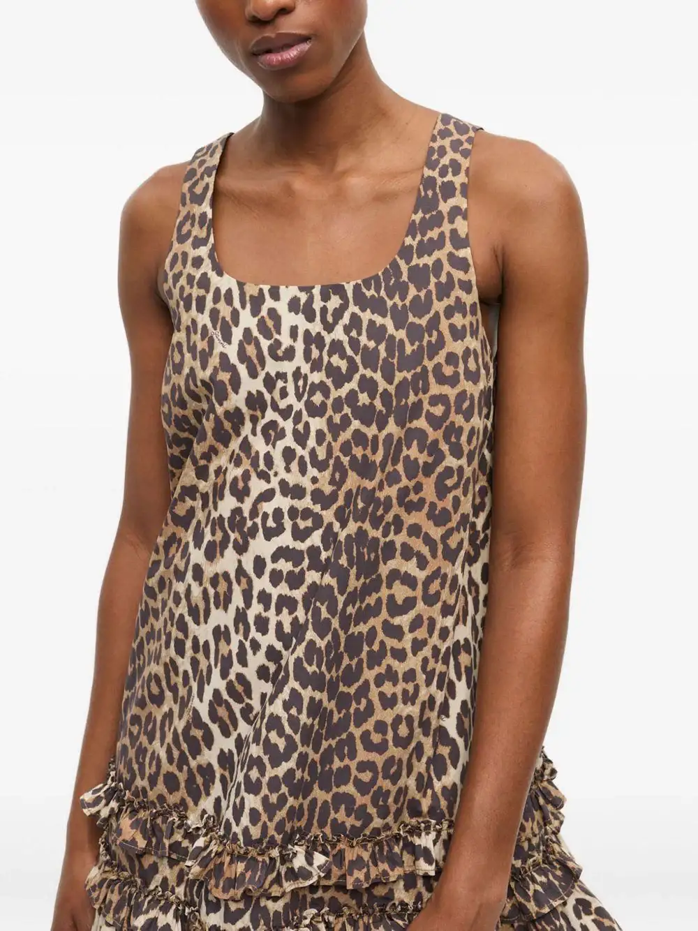 Vestido Ganni Printed Cotton - Image 10