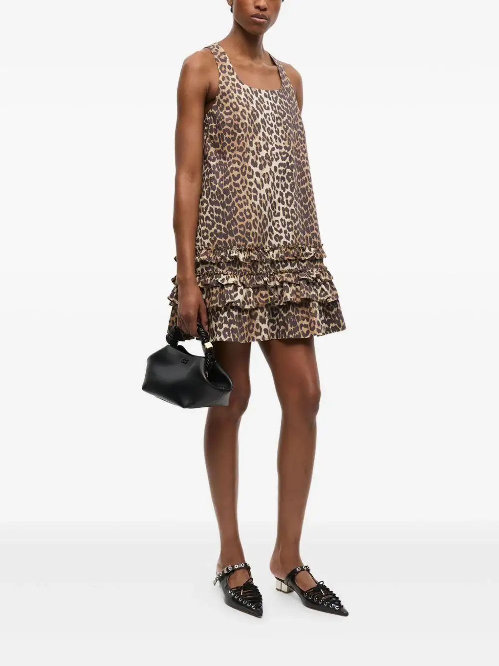 Vestido Ganni Printed Cotton - Image 7
