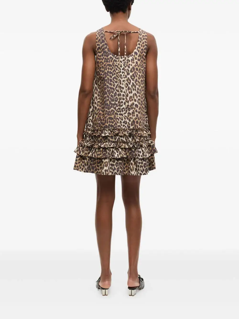 Vestido Ganni Printed Cotton - Image 9