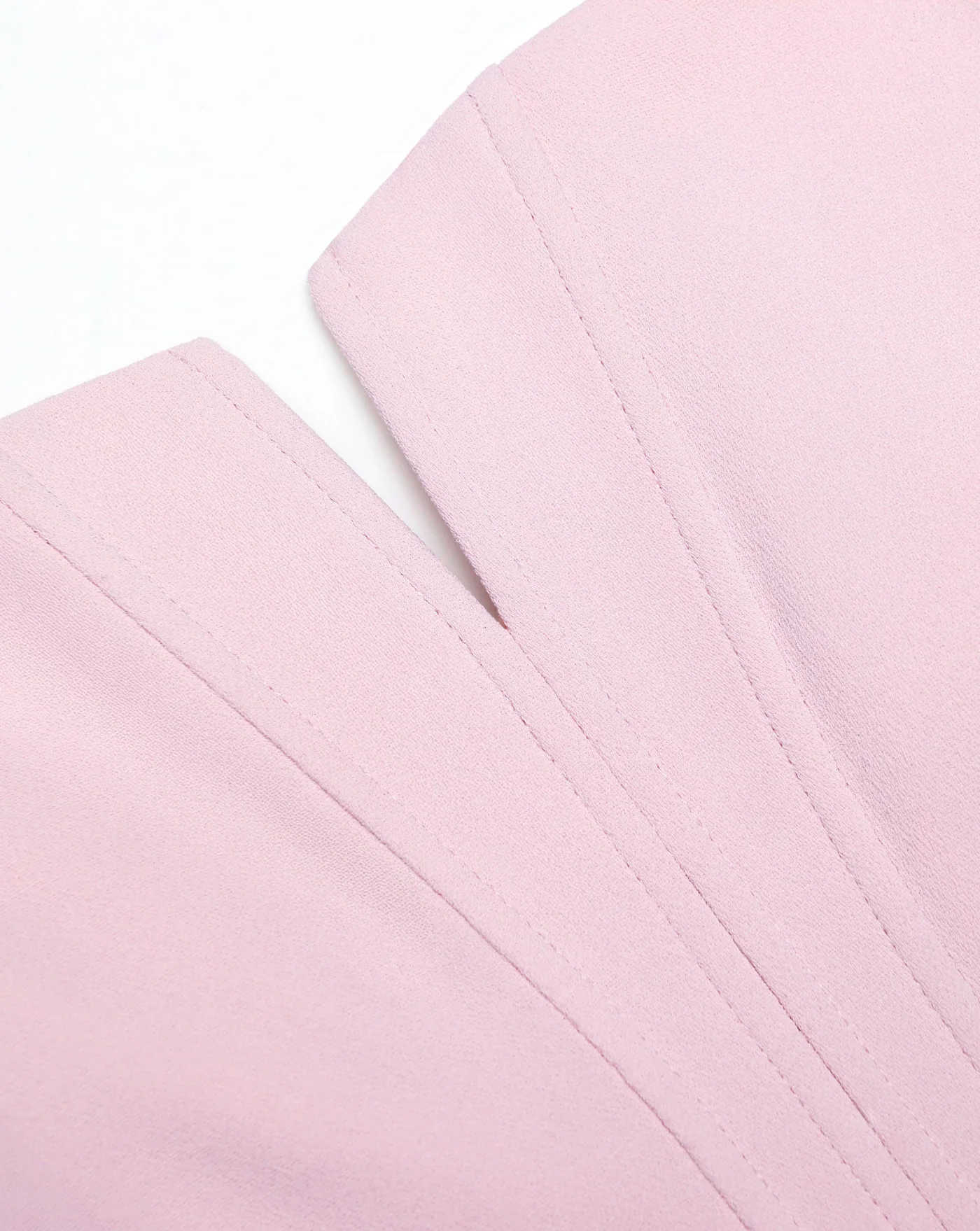 Vestido Self Portrait Pink Crepe Midi Dress - Image 6
