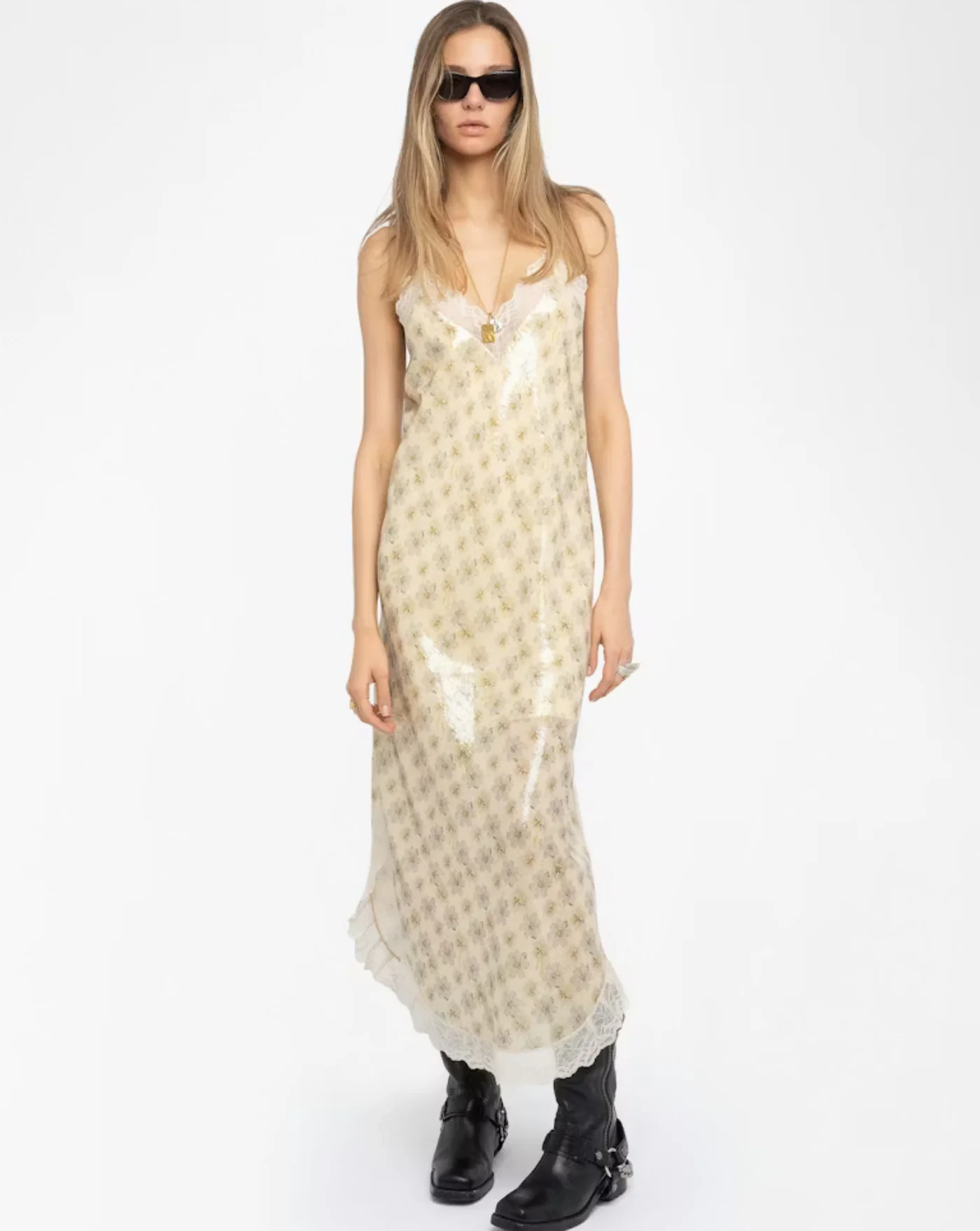 Vestido Zadig & Voltaire Ristyl Sequins Mirror Flowers - Image 2