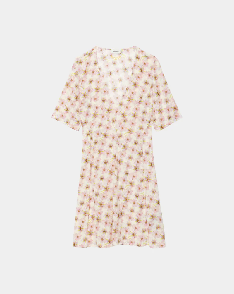 Vestido Zadig & Voltaire Rodalas Smooth Mirror Flowers