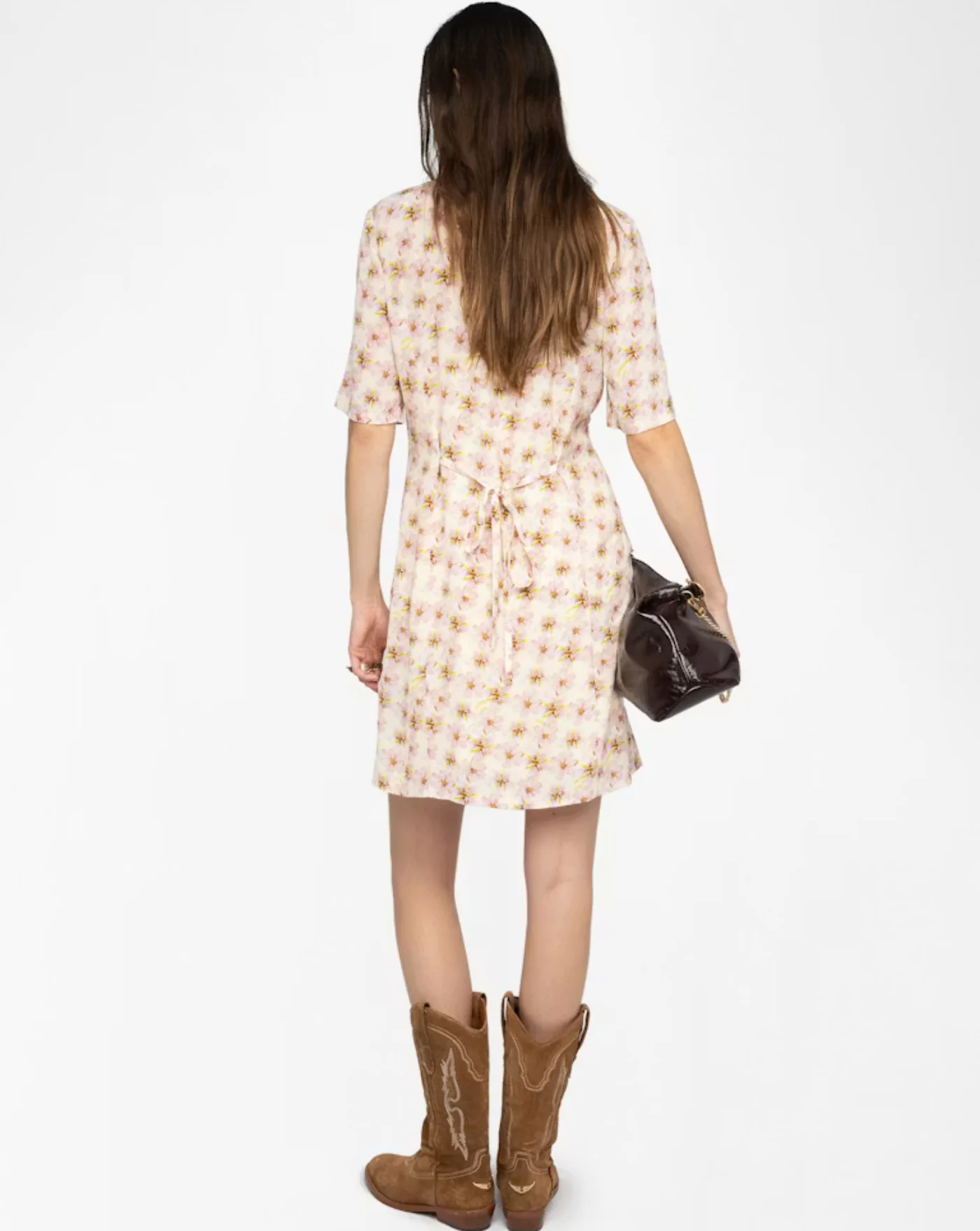Vestido Zadig & Voltaire Rodalas Smooth Mirror Flowers - Image 4
