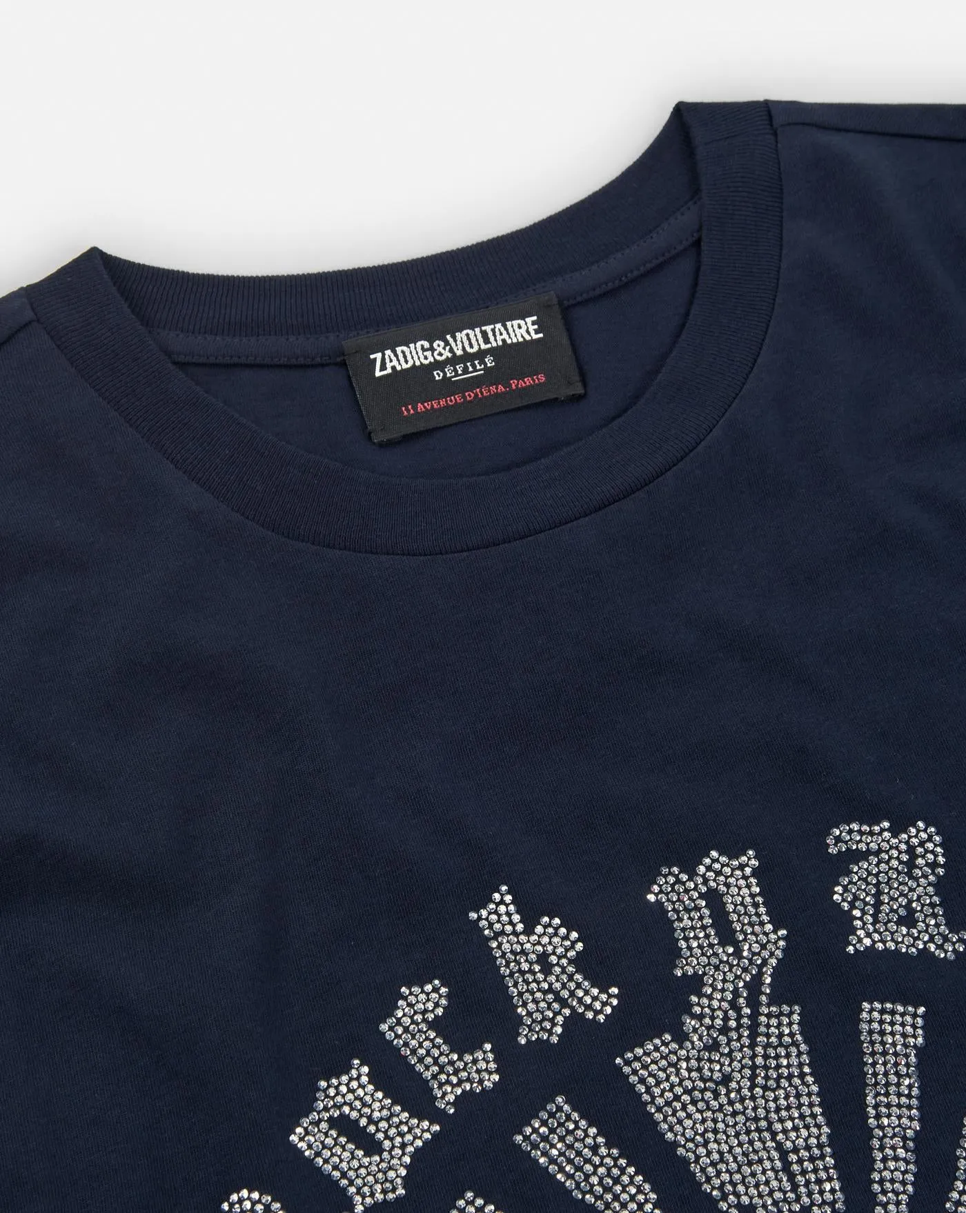 Camiseta Zadig && Voltaire Cloe Hc Guitar Wings Strass - Image 6
