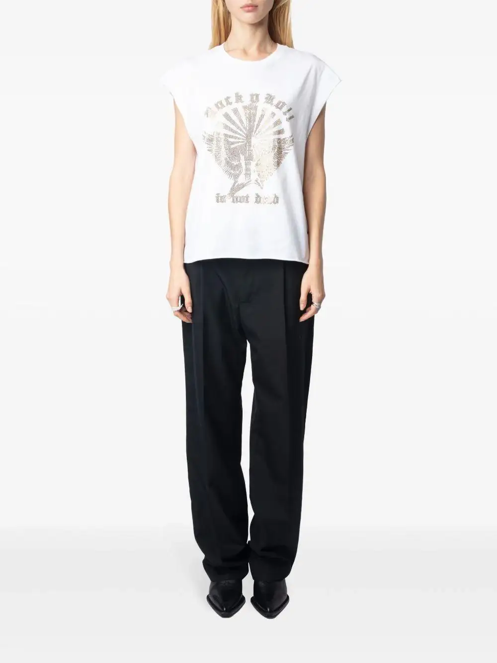 Camiseta Zadig & Voltaire Cloe Hc Guitar Wings Strass - Image 13