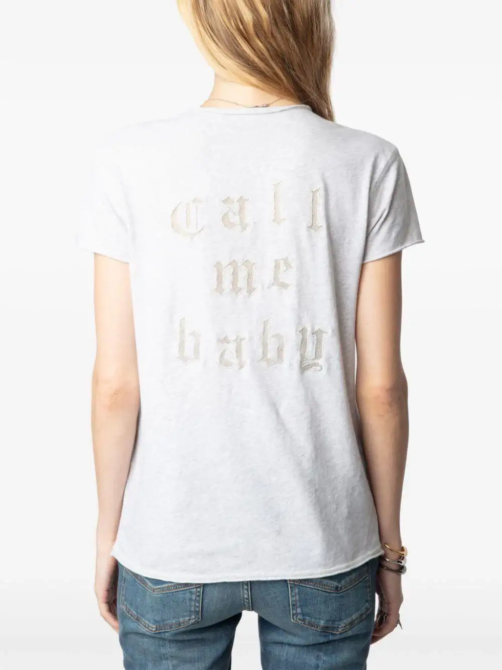 Camiseta Zadig & Voltaire Story Cl Fishnet Call me Baby - Image 11