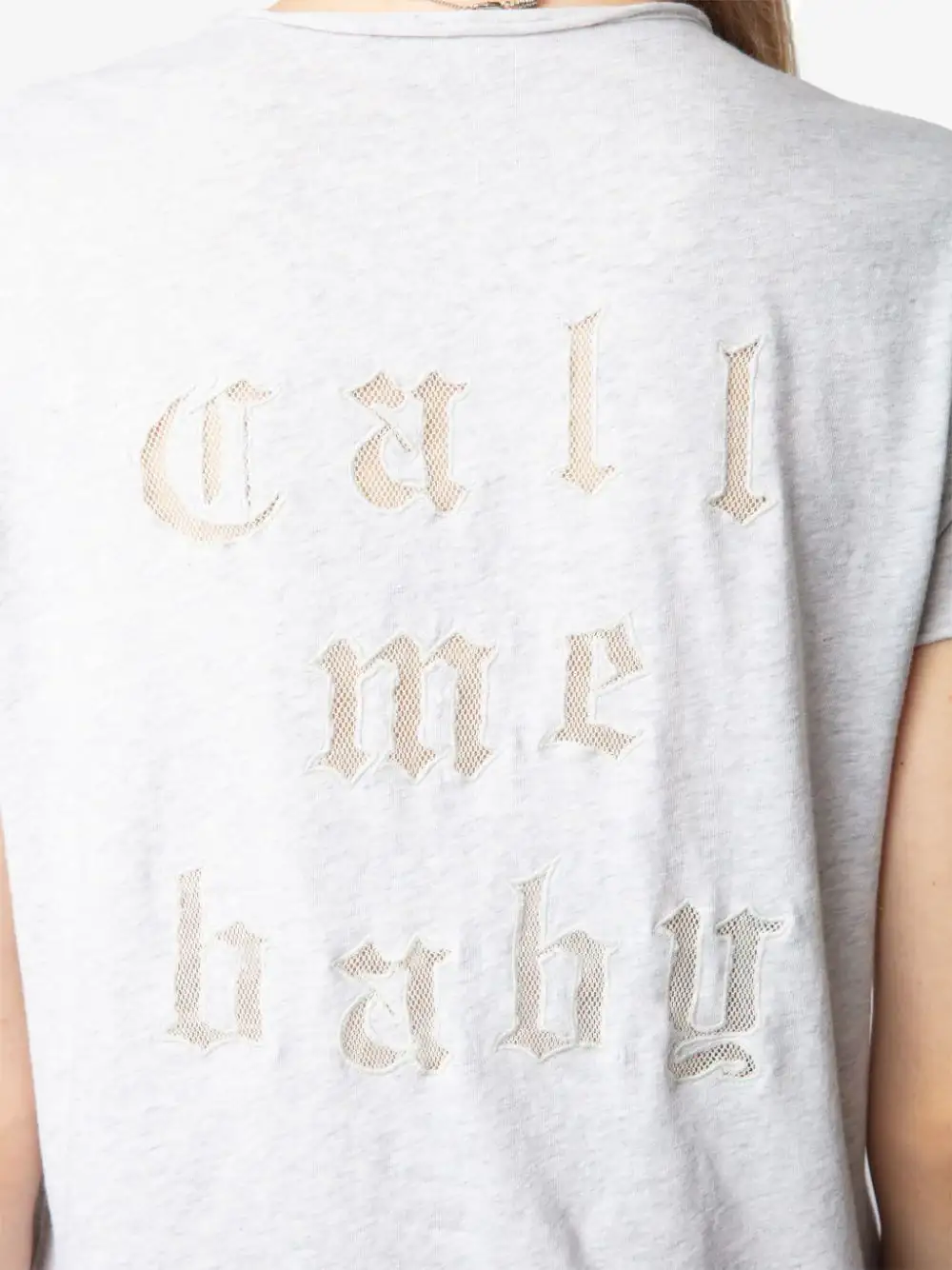 Camiseta Zadig & Voltaire Story Cl Fishnet Call me Baby - Image 7