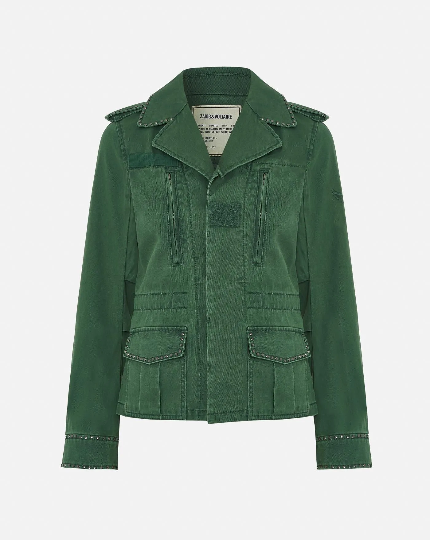 Chaqueta Zadig & Voltaire Klimi Cotton Lave Studs