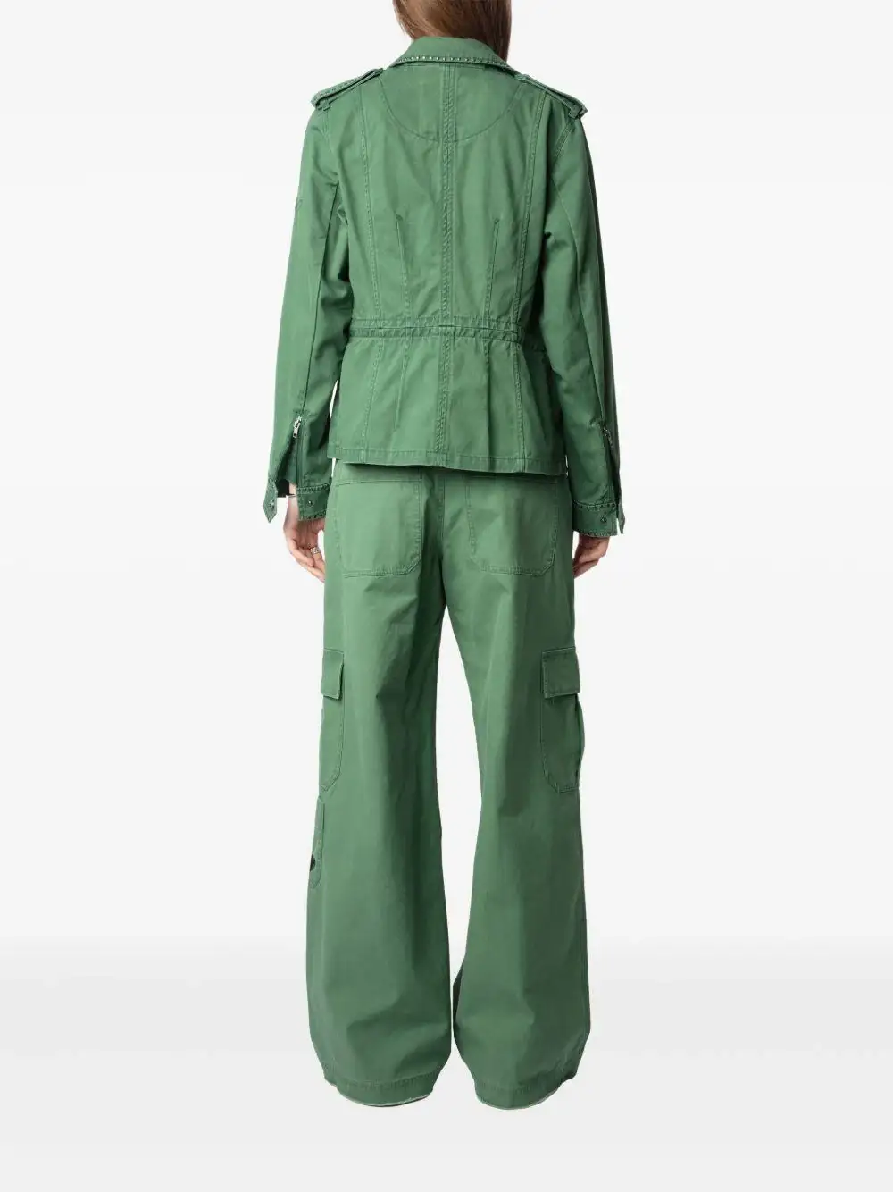 Chaqueta Zadig & Voltaire Klimi Cotton Lave Studs - Image 13
