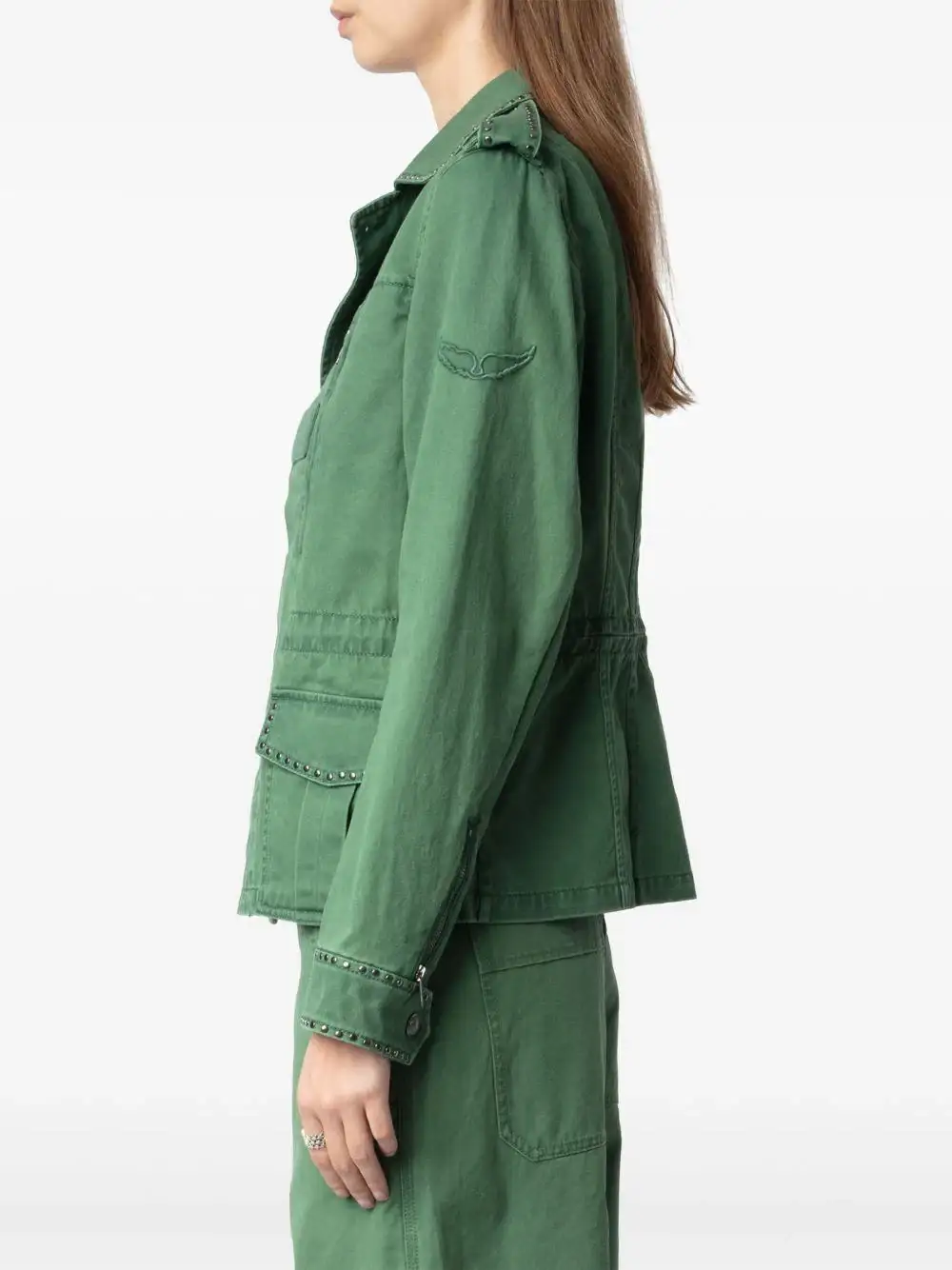 Chaqueta Zadig & Voltaire Klimi Cotton Lave Studs - Image 14