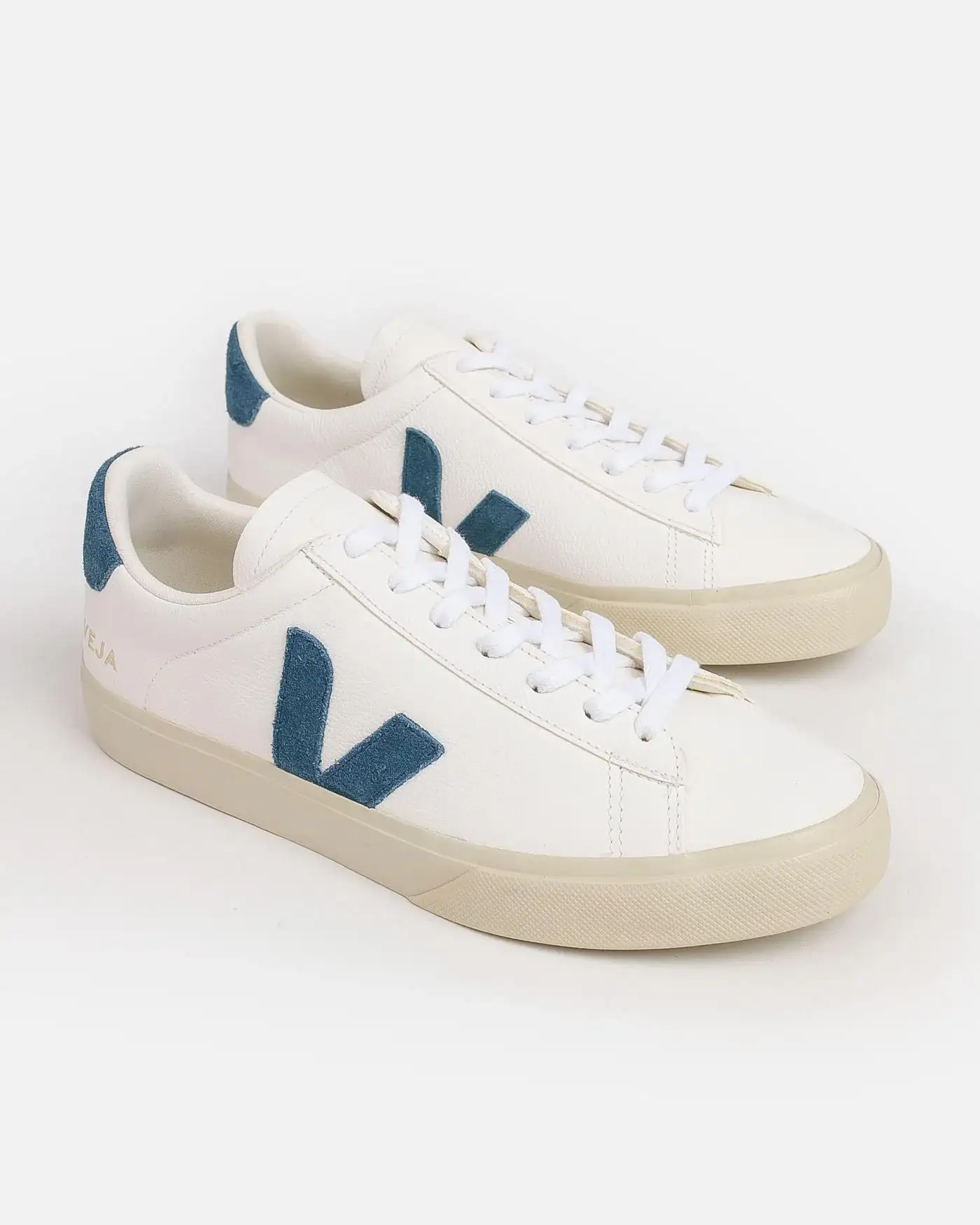 Zapatillas Veja Campo Leather Extra White California - Image 4