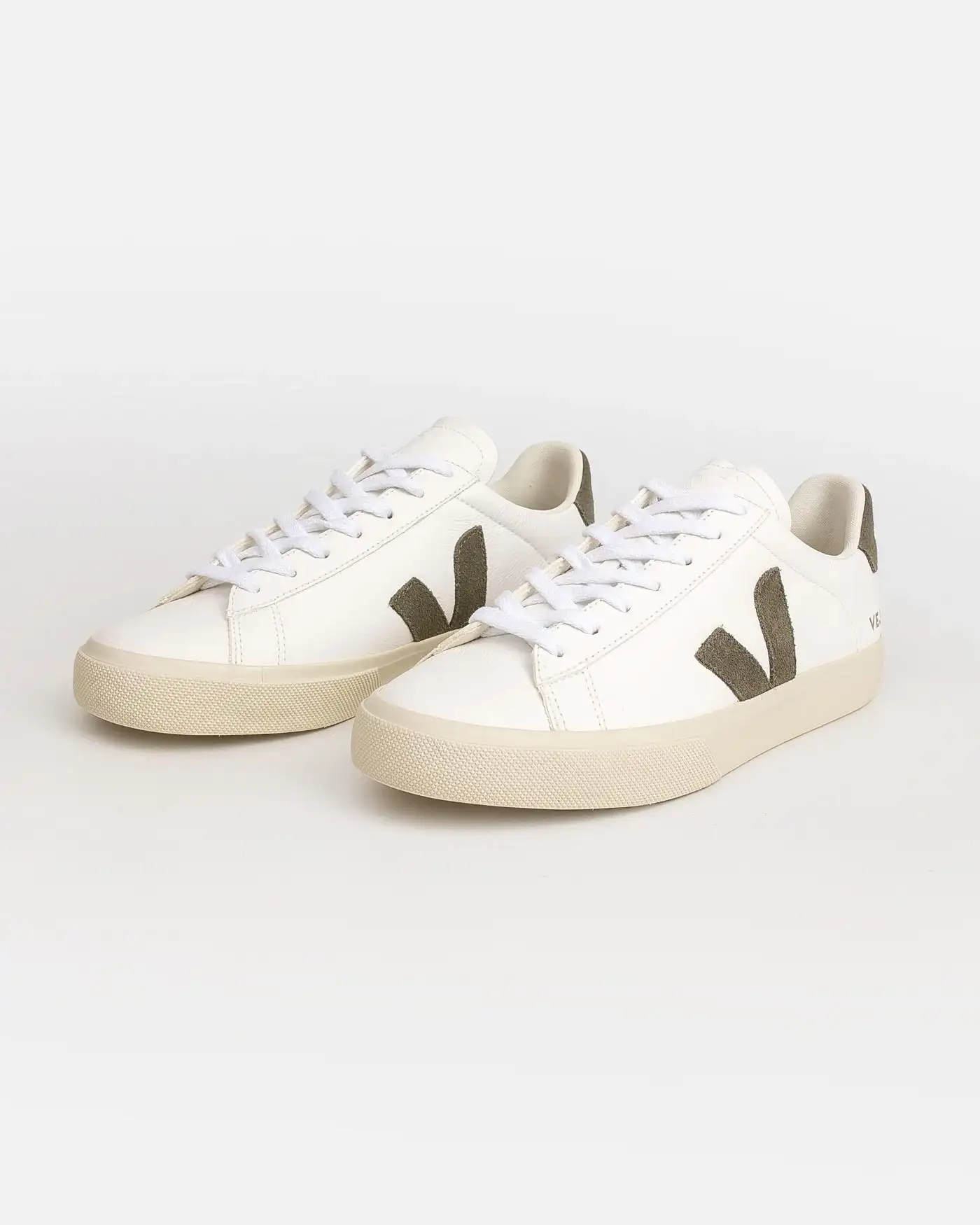Zapatillas Veja Campo Leather Extra White Kakhi - Image 7