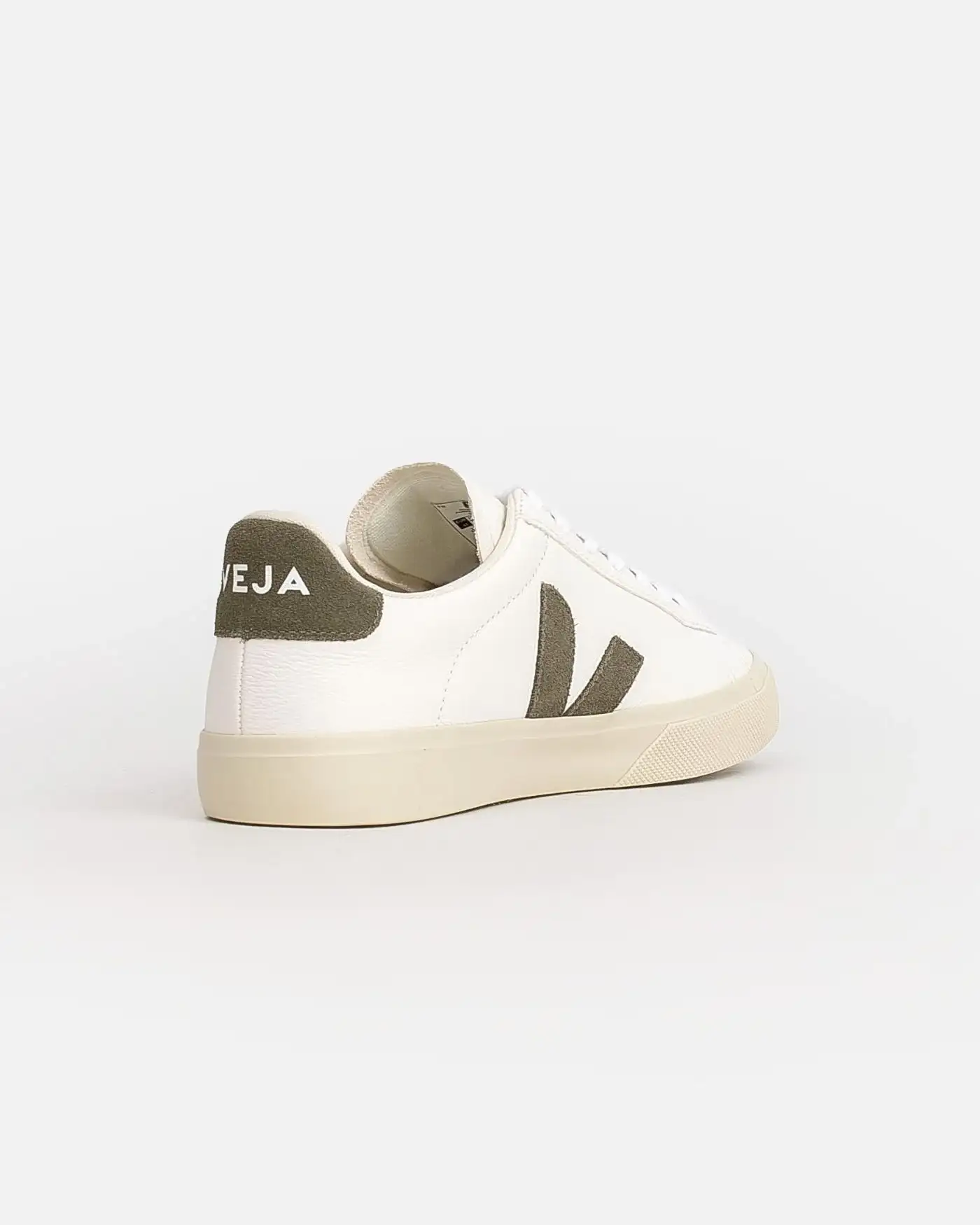 Zapatillas Veja Campo Leather Extra White Kakhi - Image 9