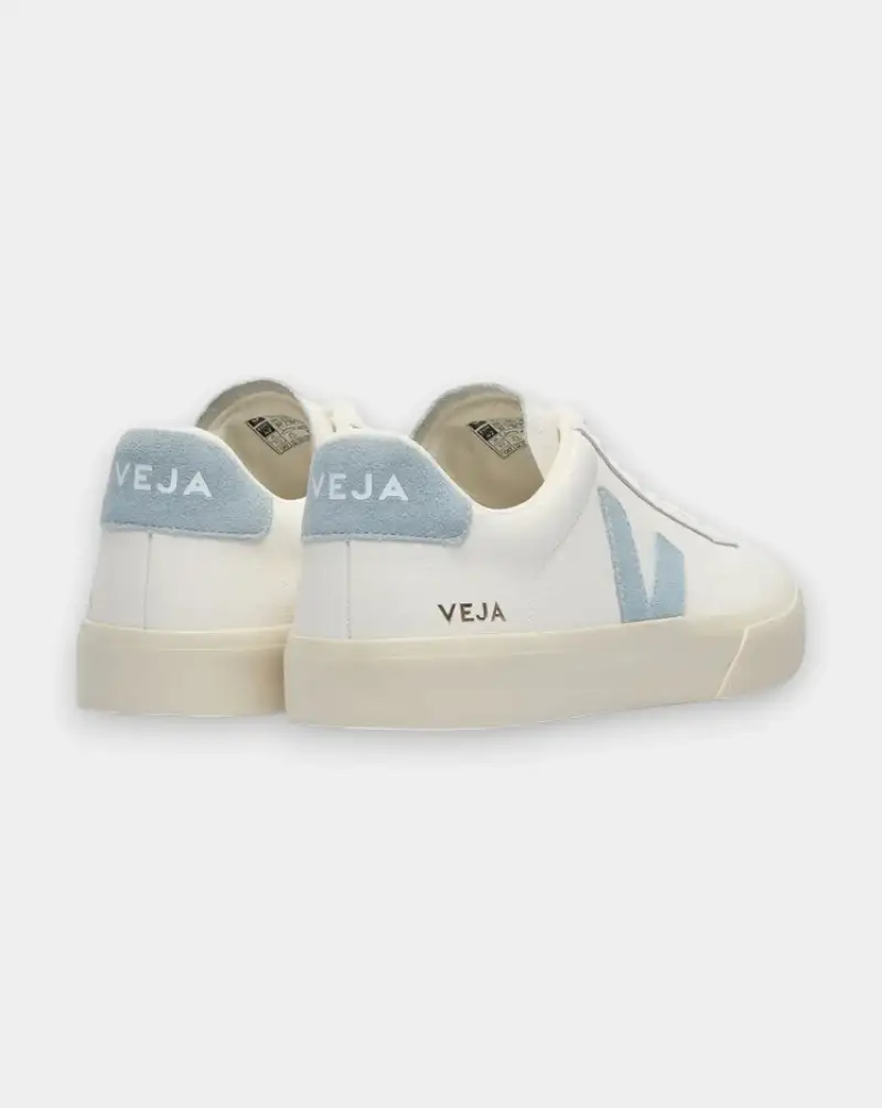 Zapatillas Veja Campo Leather Extra White Steel - Image 3