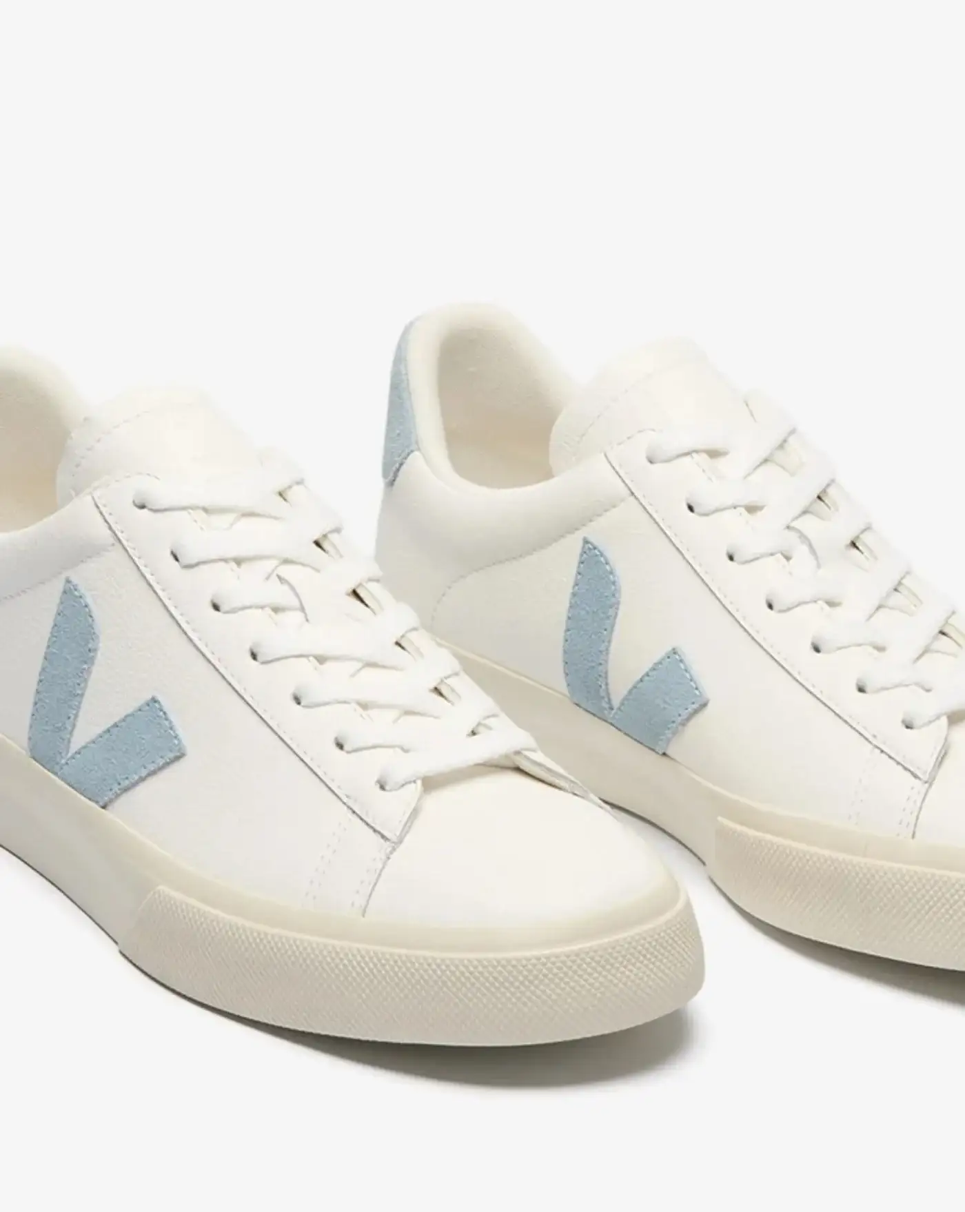 Zapatillas Veja Campo Leather Extra White Steel - Image 4