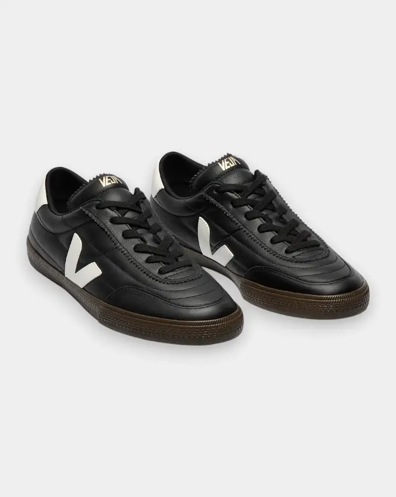 Zapatillas Veja Panenka Ot Leather Black White - Image 2